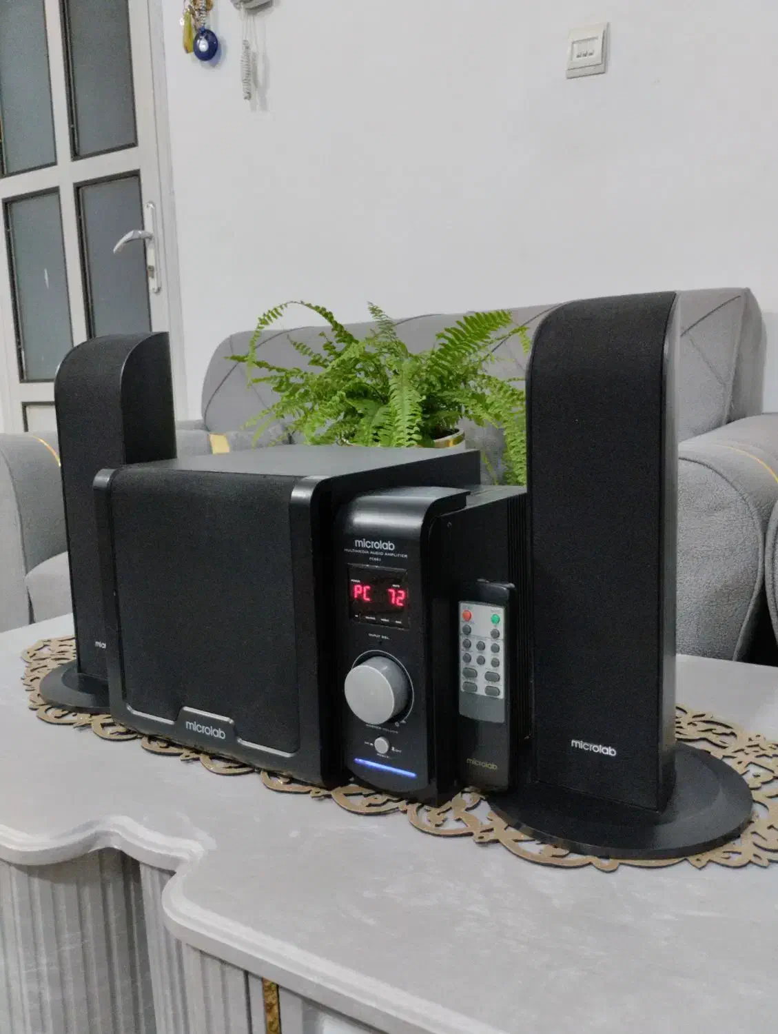 (اول حتما بخون) اسپیکر قوی میکرولب fc661 با کنترل|سیستم صوتی خانگی|ری, تقی آباد|دیوار