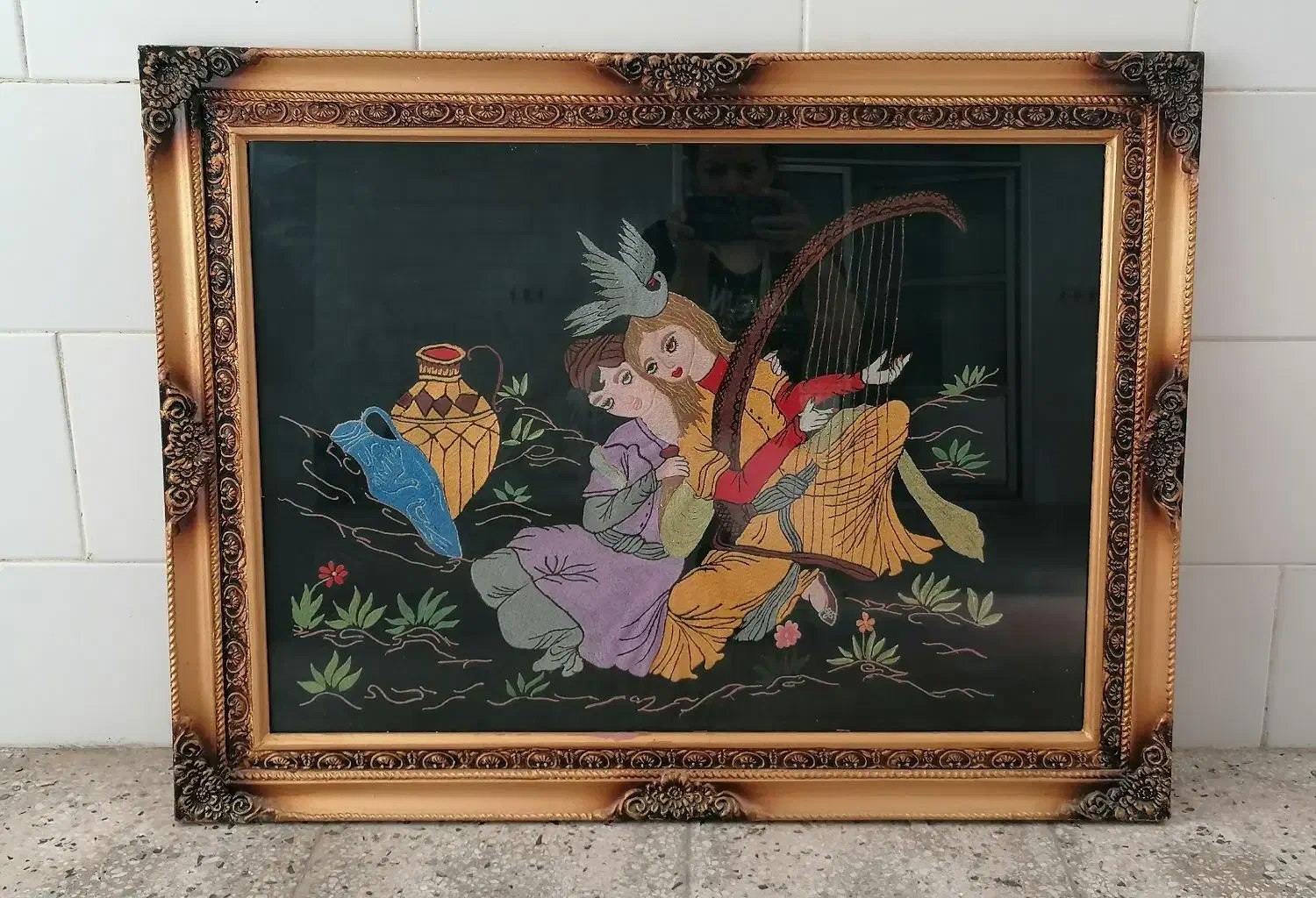 مجموعه ای از قاب های سلطنتی بزرگ، تکی و یکجا|تابلو، نقاشی، عکس|شهرضا, |دیوار