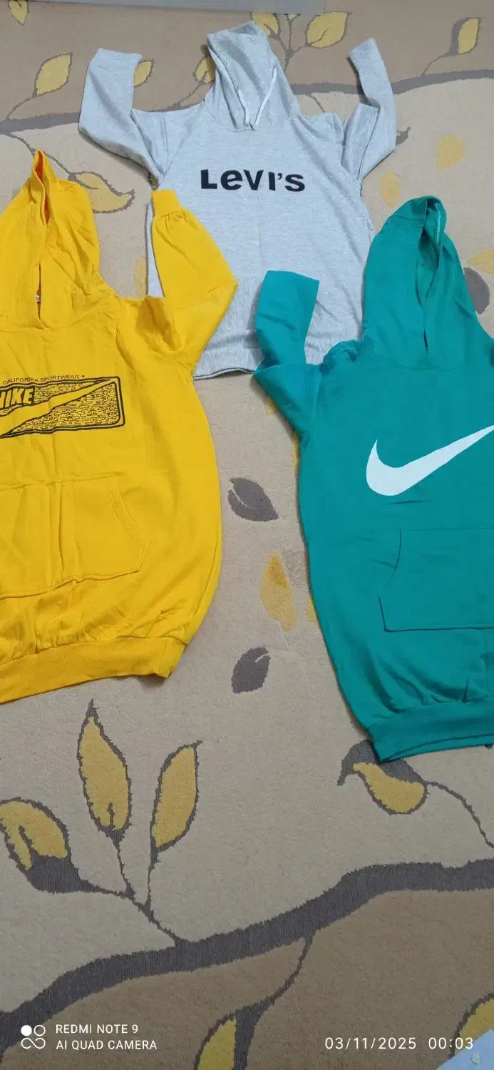 سه عددسوشرت نو همش با هم ۷۵۰|لباس|گنبد کاووس, |دیوار