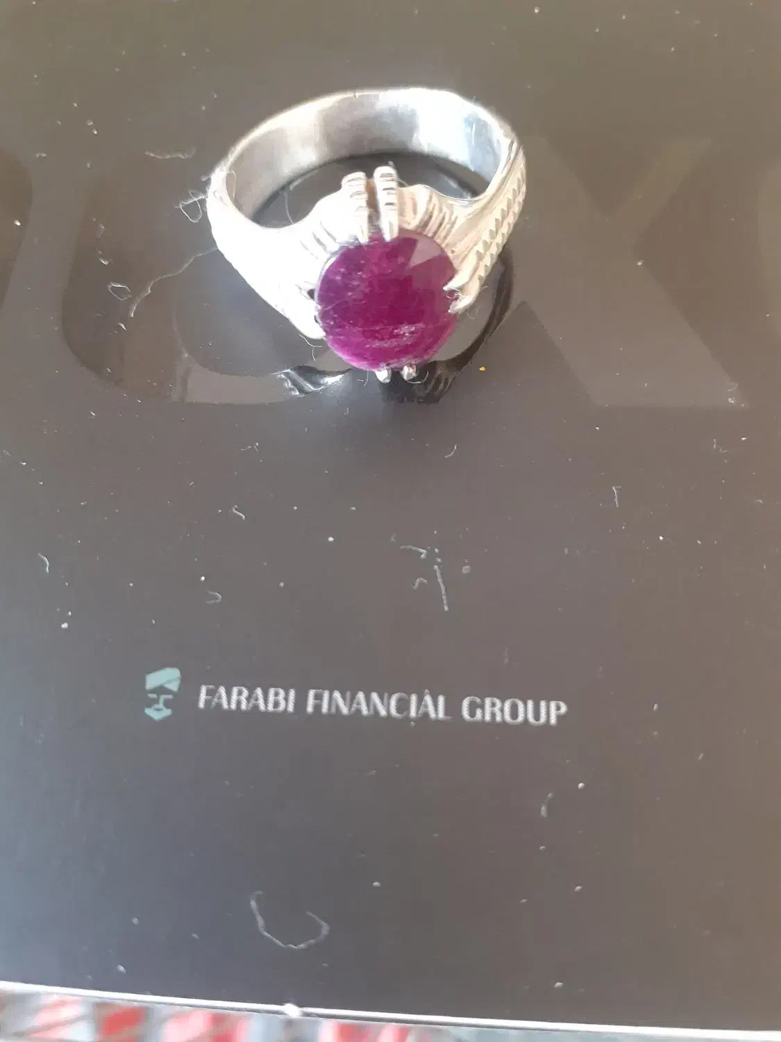 انگشتر نقره یاقوت سرخ|جواهرات|هشتگرد, شهرک المهدی|دیوار