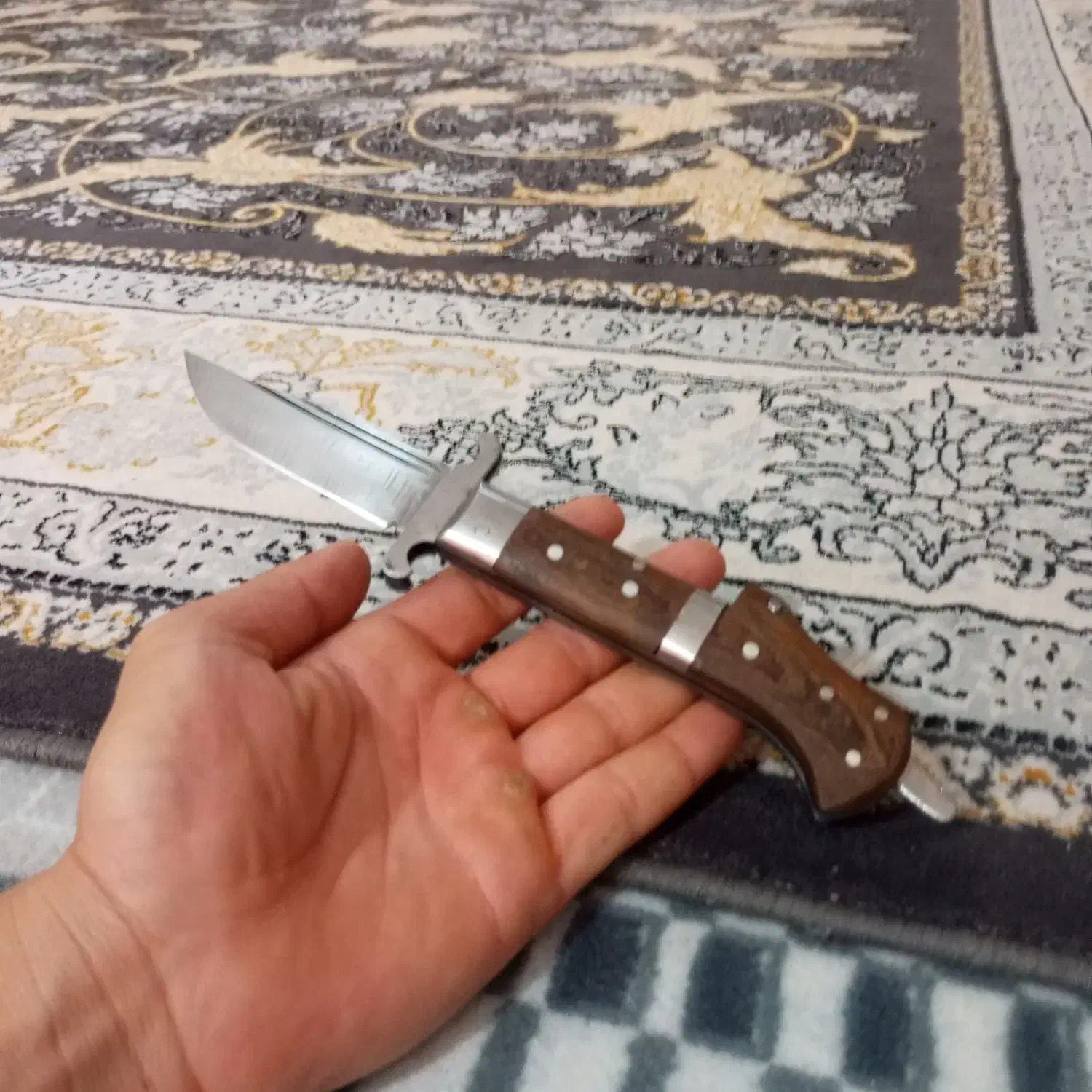 چاقوی افغان هفت دنده قدیمی|کلکسیون اشیاء عتیقه|صفادشت, |دیوار