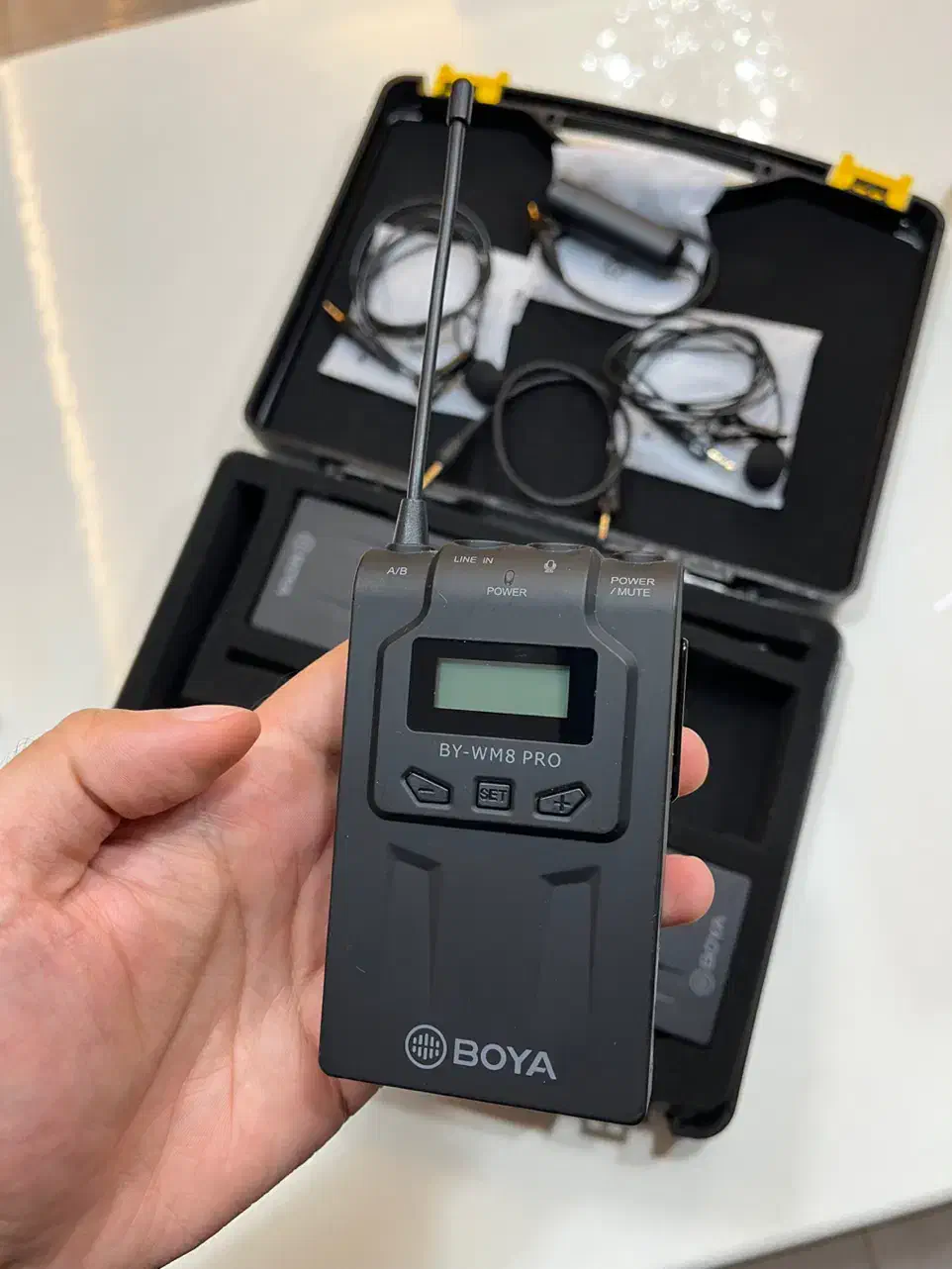 میکروفن بی سیم بسیار تمیز بویا wm8 pro k2|صوتی و تصویری|رشت, جهاد|دیوار