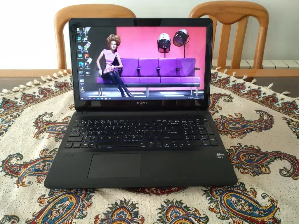 لپتاپ گیمینگ سونی وایو i7 رم 12 هارد512 صفحه 16FHD|رایانه همراه|کرج, گلشهر|دیوار