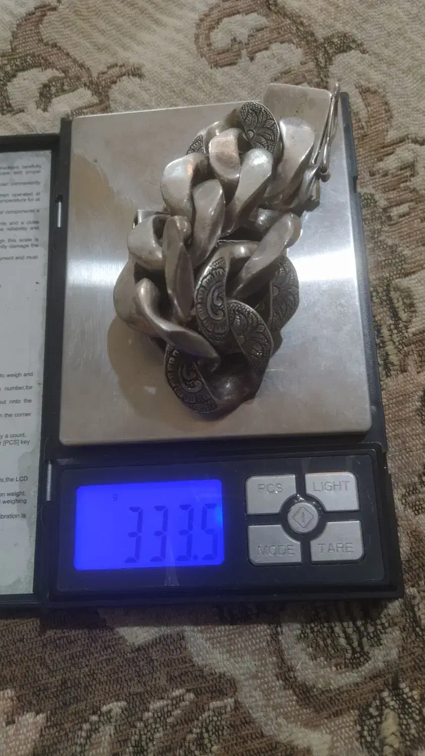 دستبند نقره فوق سنگین گرمی 250000|جواهرات|سنقر, |دیوار