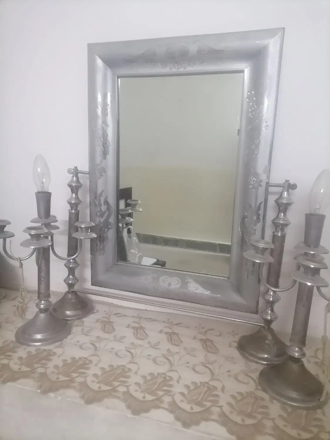 اینه شمدان|آینه|آران و بیدگل, |دیوار