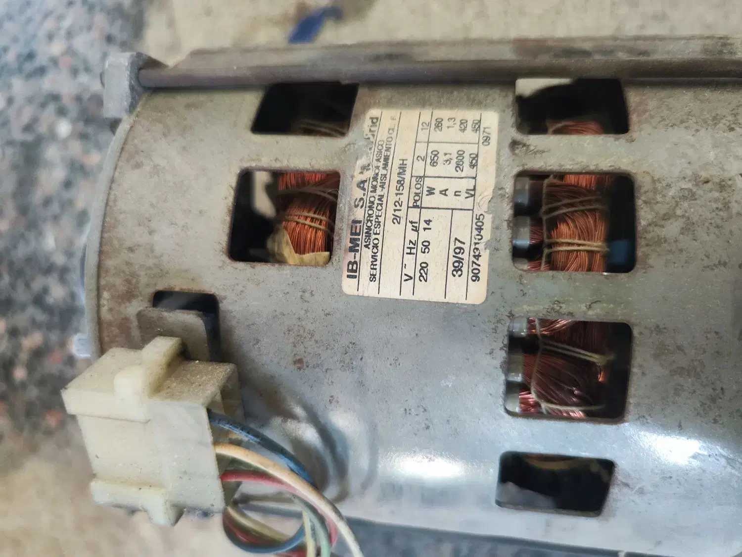 موتور لباسشویی آزمایش|ماشین لباسشویی و خشک‌کن لباس|شیراز, باجگاه|دیوار