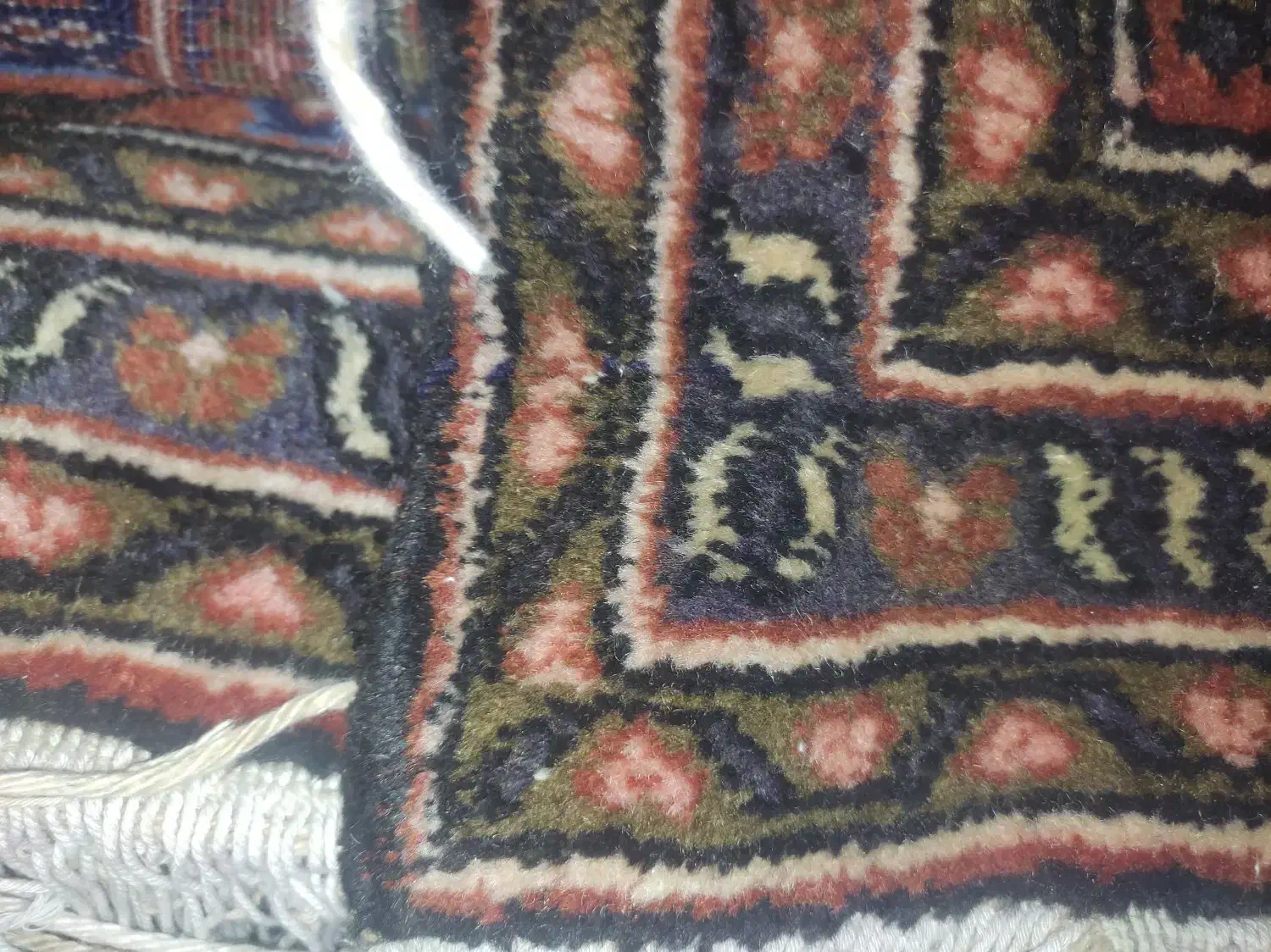 یک جفت فرش دست بافت قدیمی سالم|فرش|اردبیل, |دیوار