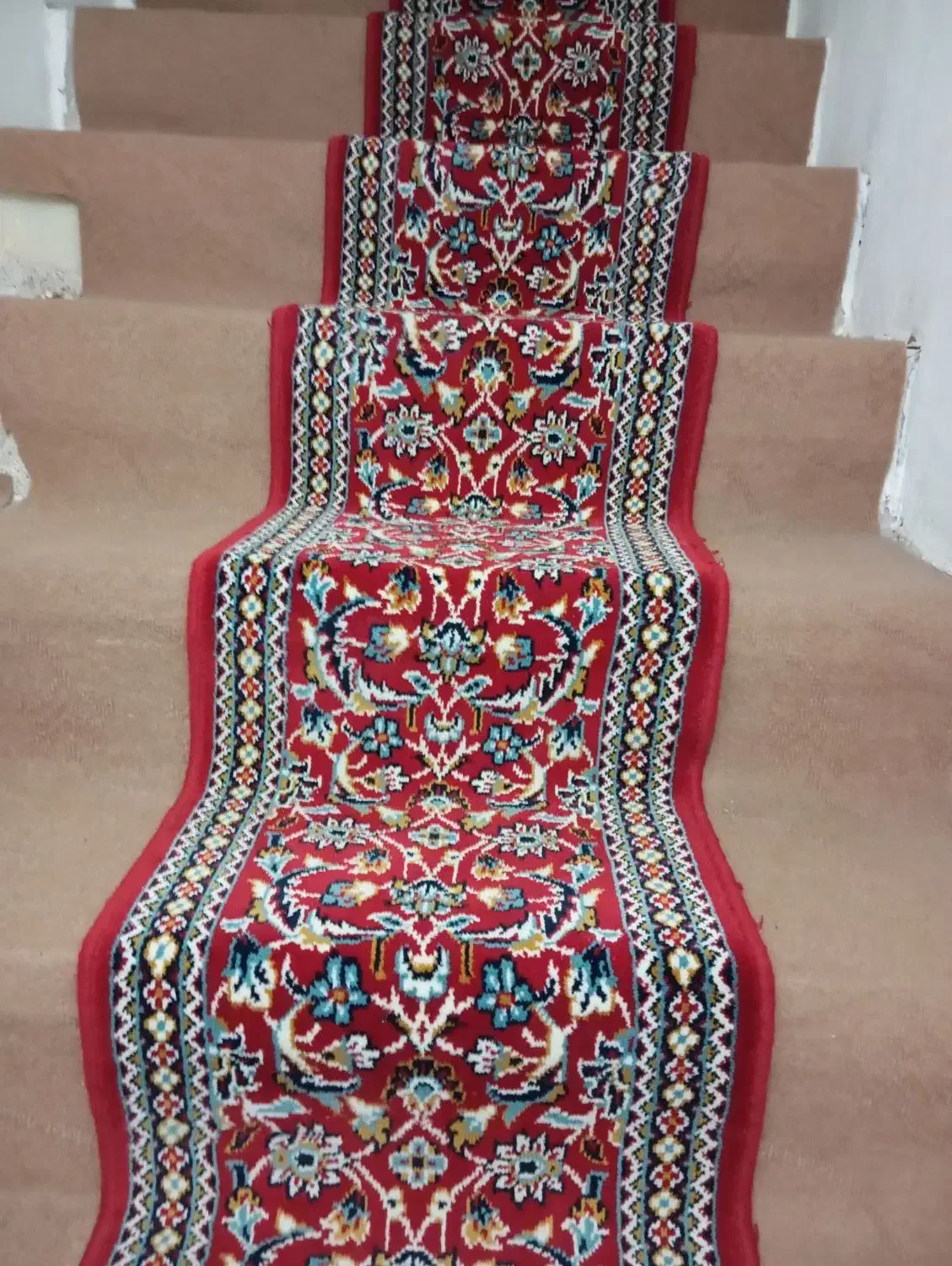 فرش راه پله|فرش|خوی, |دیوار