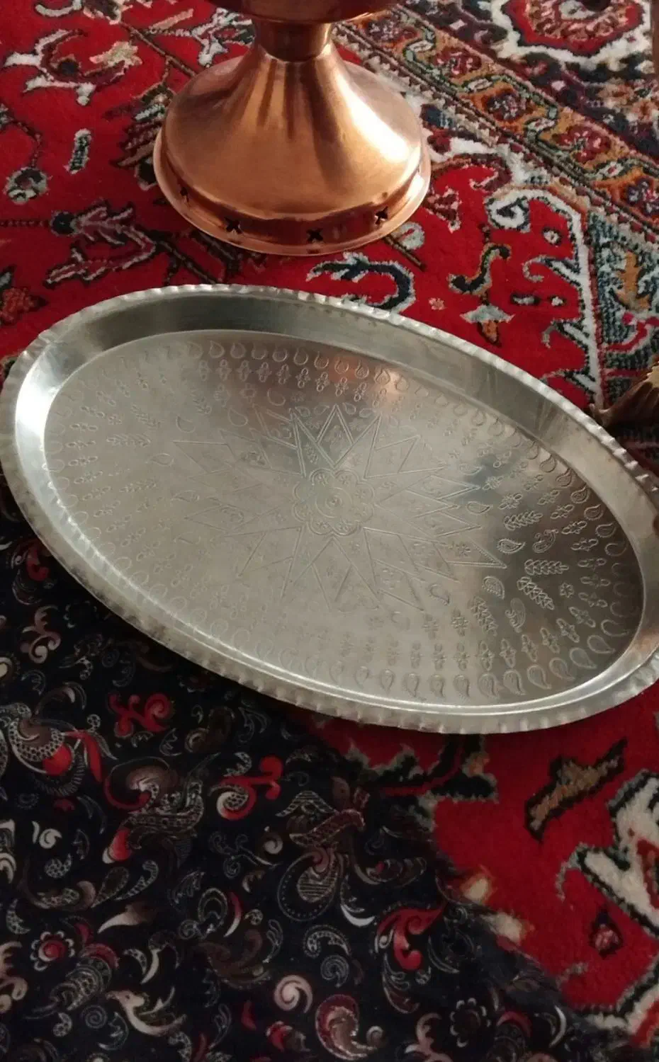 چراغ.سینی|کلکسیون اشیاء عتیقه|مراغه, |دیوار