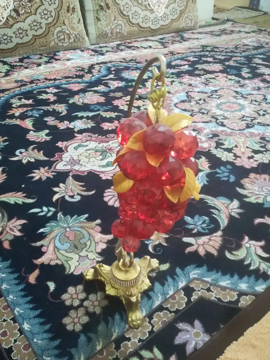 کنسول و آینه و شمعدون به همراه انگور رومیزی|بوفه، ویترین، کنسول|شهریار, شهریار|دیوار