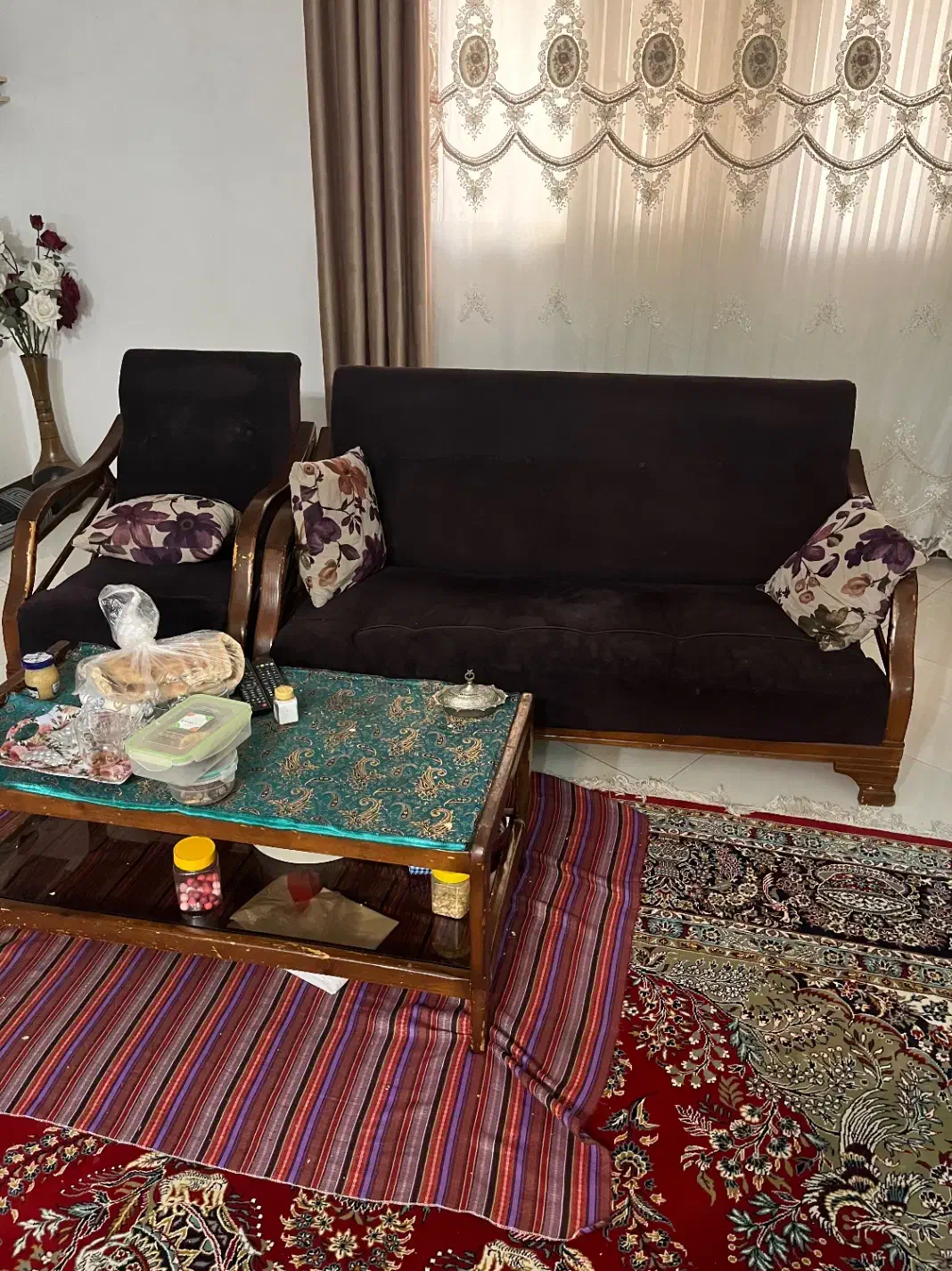 مبل راحتی ۷نفره|مبلمان خانگی و میز عسلی|ساری, |دیوار