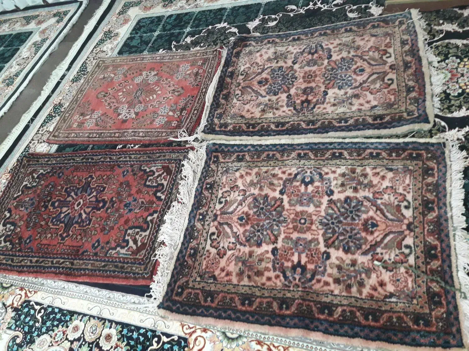 قالیچه قدیمی|فرش|کبودرآهنگ, |دیوار