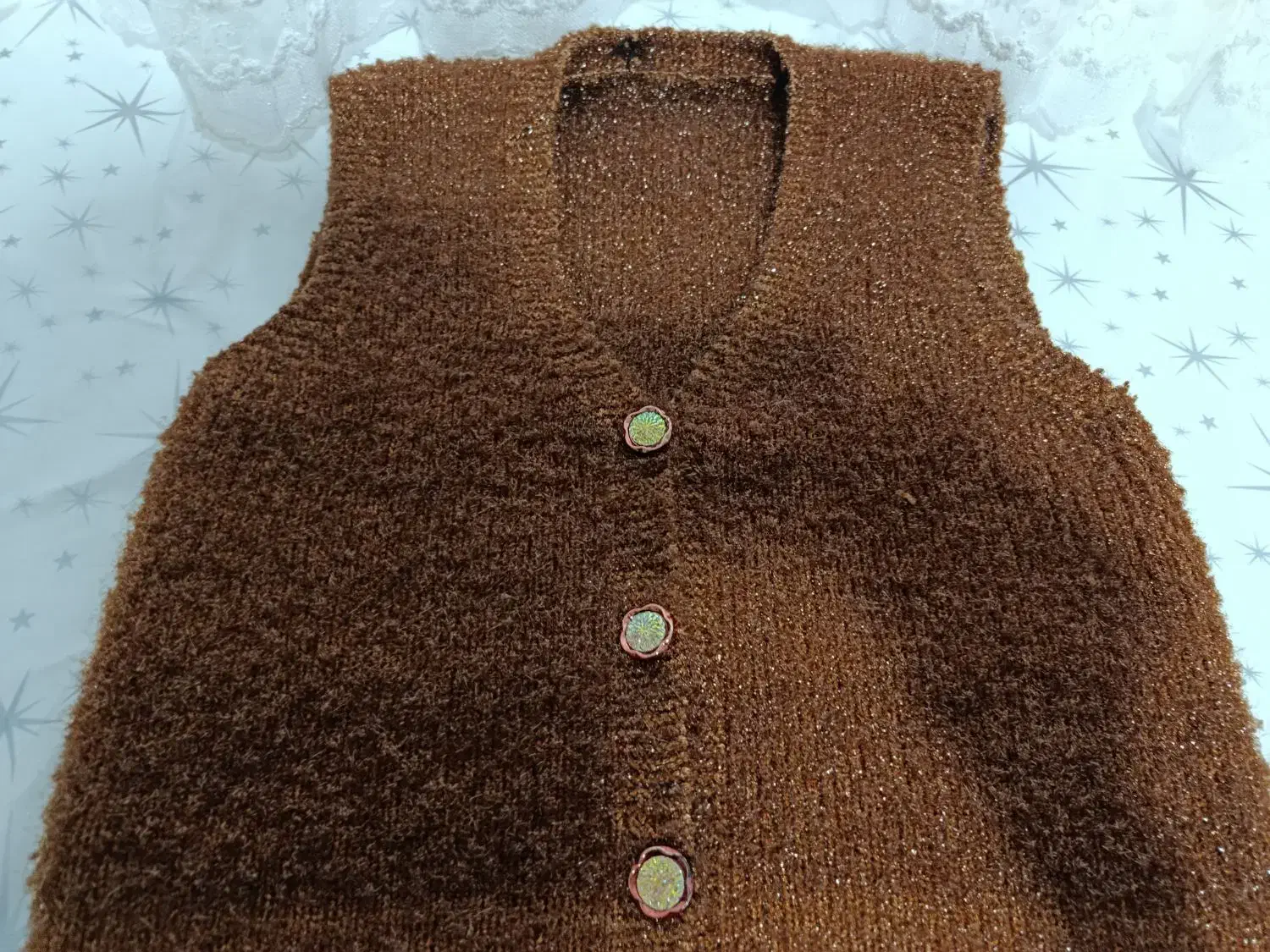 فروش جلیقه بافندگی کار دست شیک و جنس ضخیم|لباس|مینودشت, |دیوار