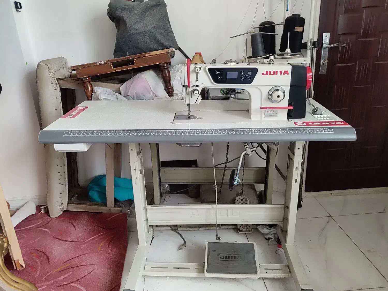 چرخ راسته دوز کامپیوتری سرنخ زن درحدنو|چرخ خیاطی و ریسندگی|قرچک, میرزائی جنوبی|دیوار