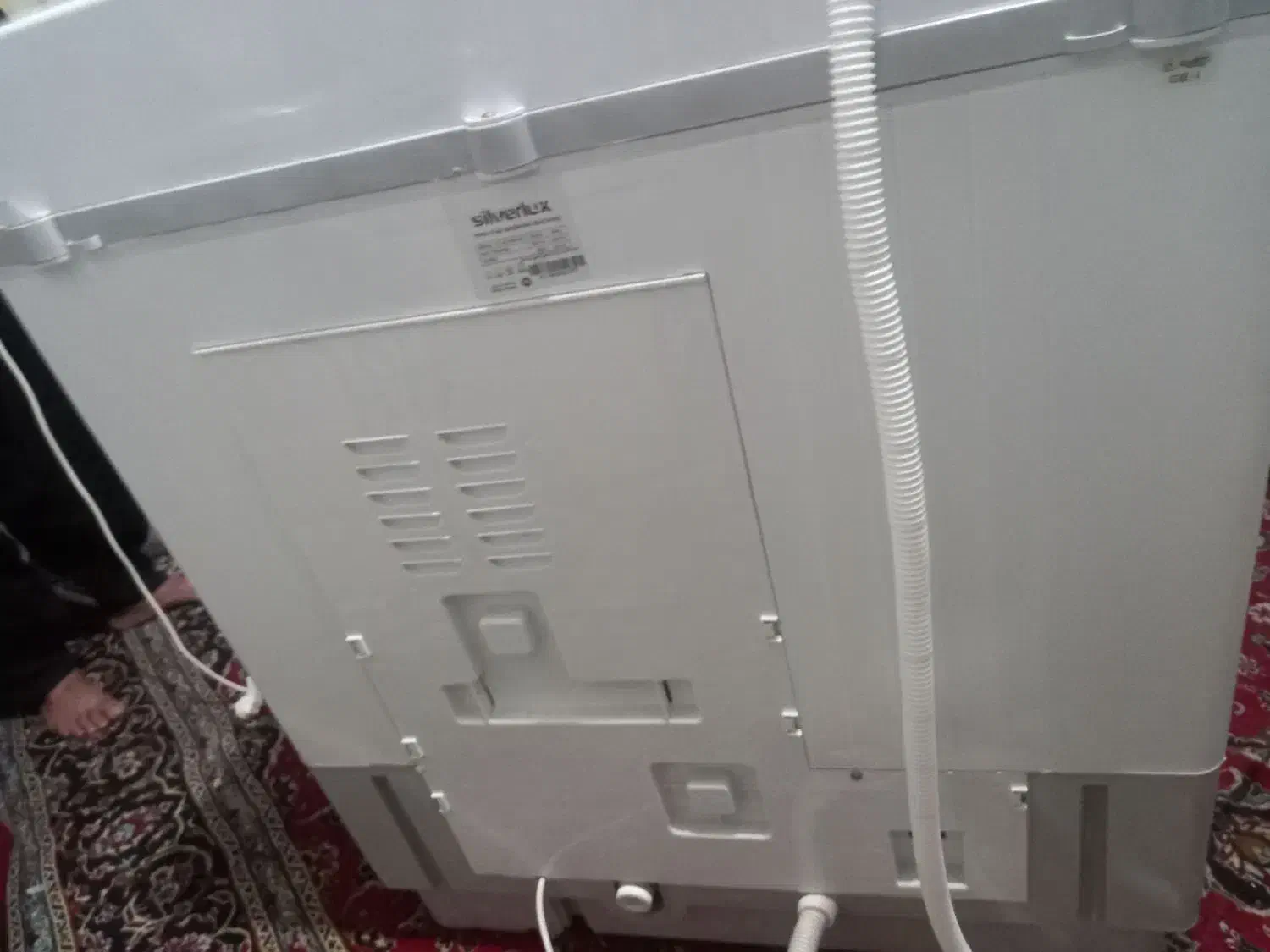 ماشین لباس شویی ۱۵ کیلویی دو قلو سیلورلوکس|ماشین لباسشویی و خشک‌کن لباس|آران و بیدگل, |دیوار