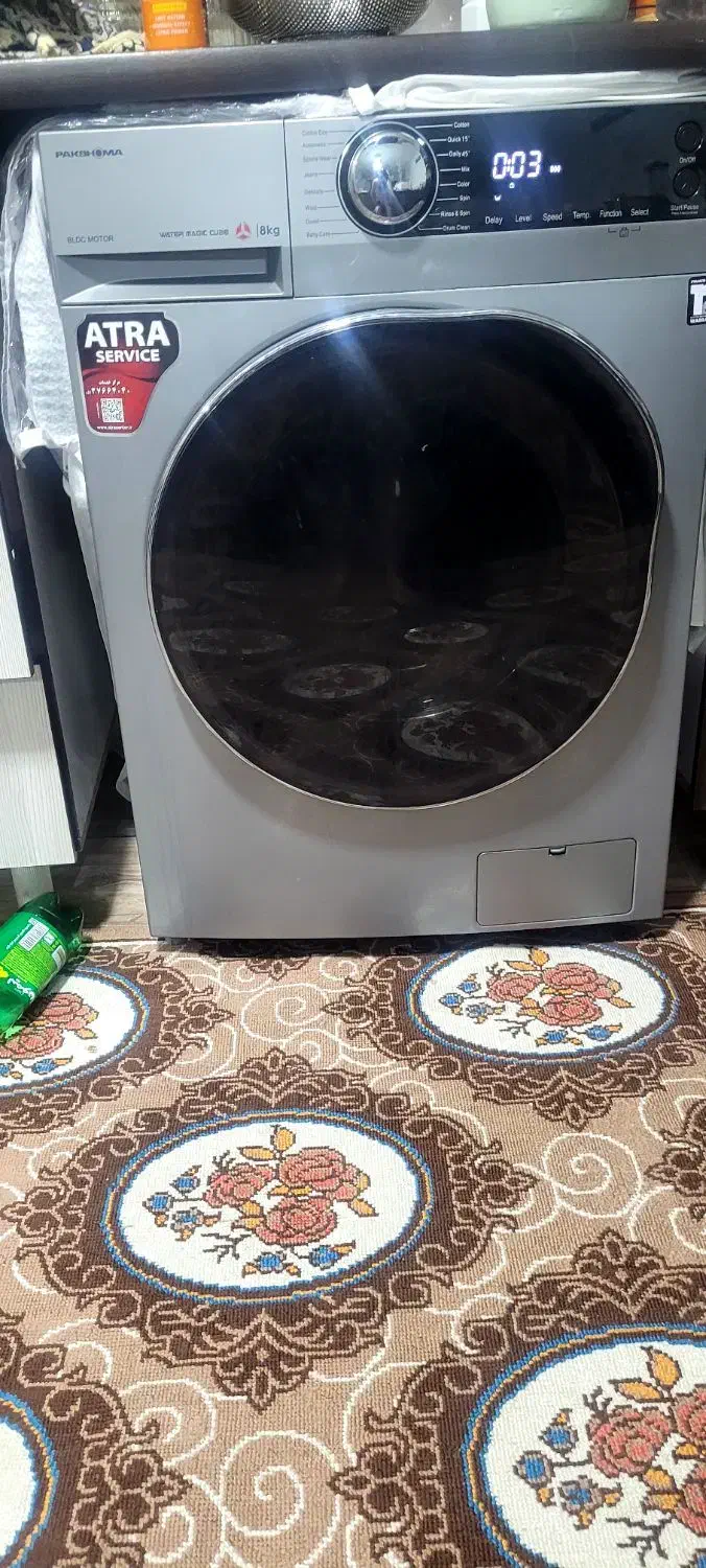 لباسشویی پاکشوما پنل لمسی آخرین مدل|ماشین لباسشویی و خشک‌کن لباس|مشهد, الهیه|دیوار