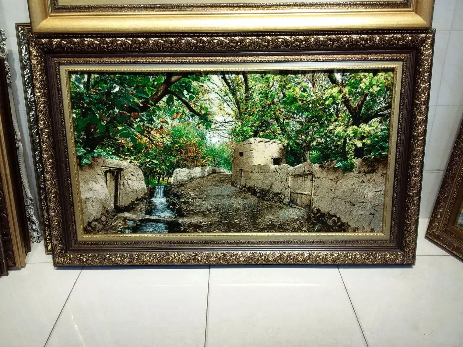 تابلو فرش باغ گردو سایز بزرگ بااقساط ۳ماهه|تابلو فرش|تهران, علم و صنعت|دیوار