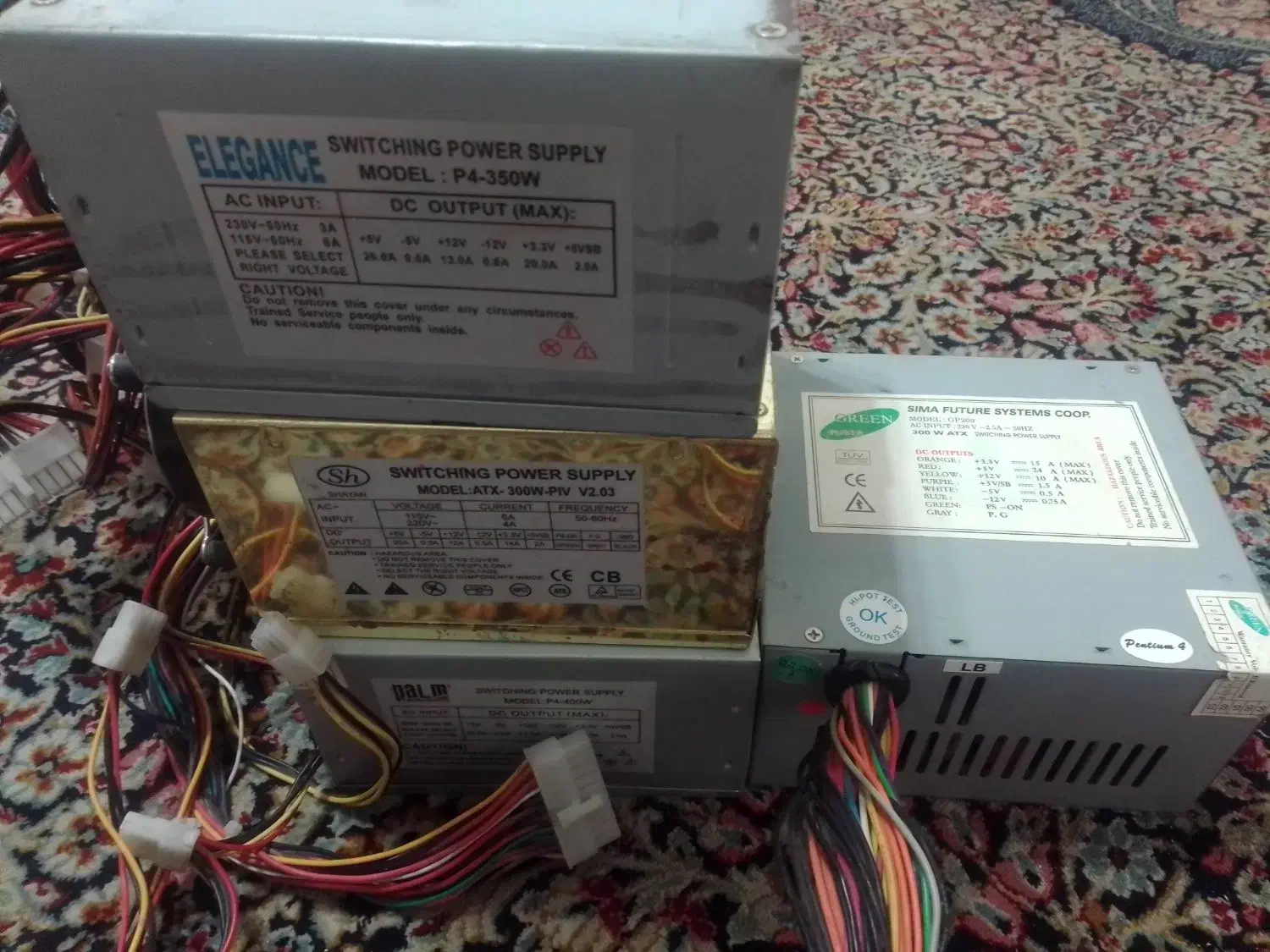 فروش 5عدد پاور استوک کامپیوتر|قطعات و لوازم جانبی رایانه|نیشابور, امین اسلامی|دیوار