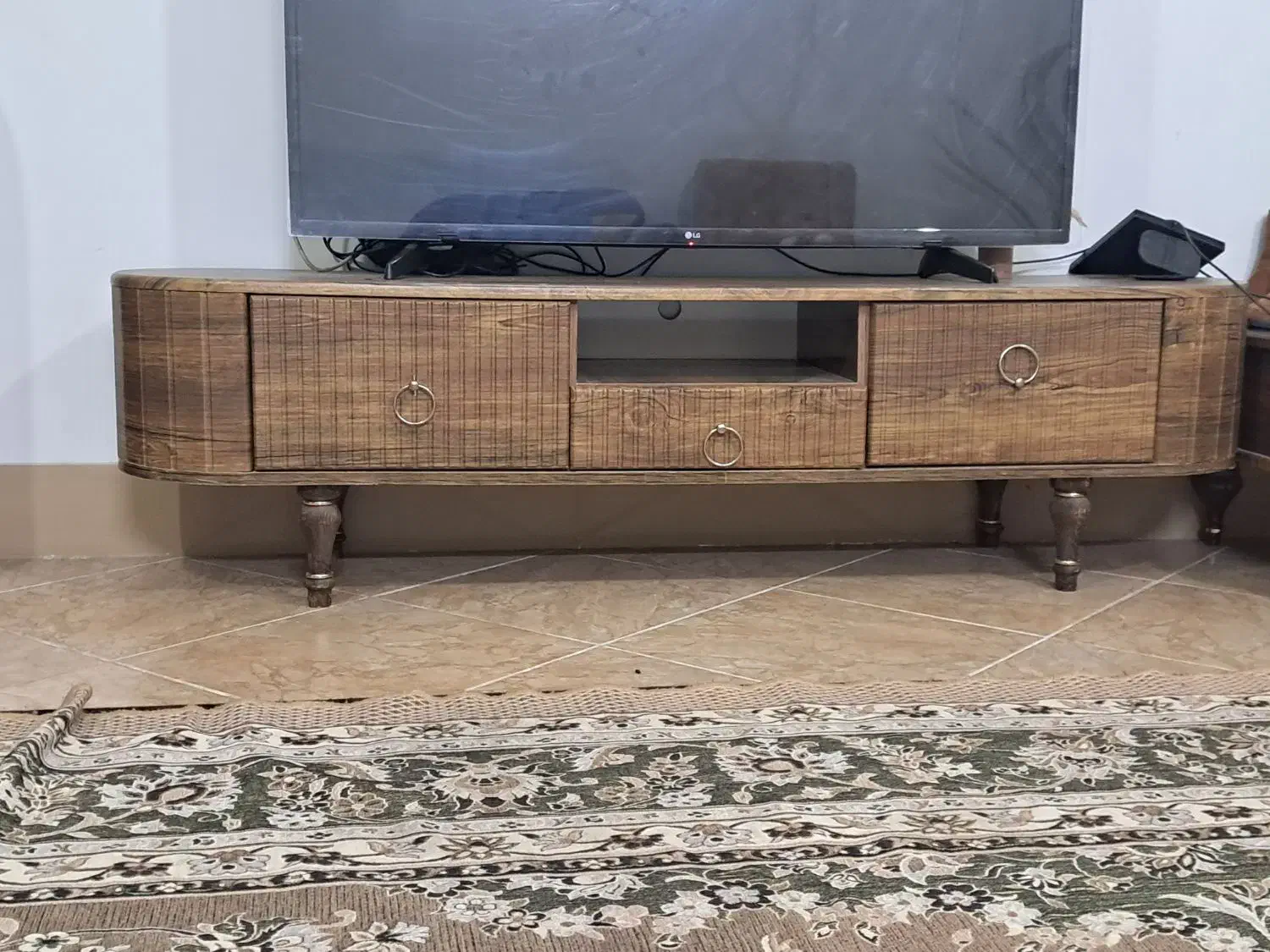 ست میز تی وی کنسول جلو مبلی عسلی|میز تلویزیون|گرگان, |دیوار