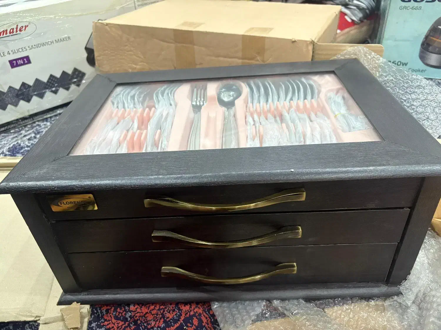 سرویس قاشق و چنگال فلورنس|ظروف سرو و پذیرایی|اصفهان, شهریار|دیوار