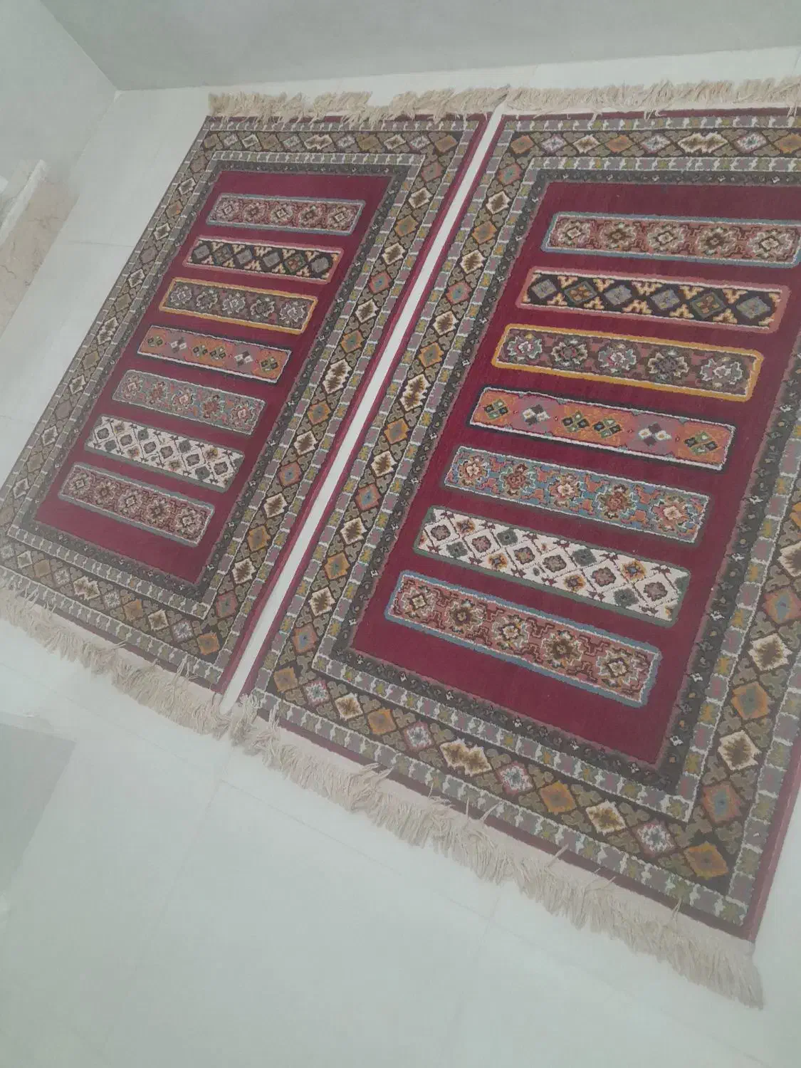 دو عدد قالیچه|گلیم، جاجیم، گبه|شیراز, حجت آباد|دیوار