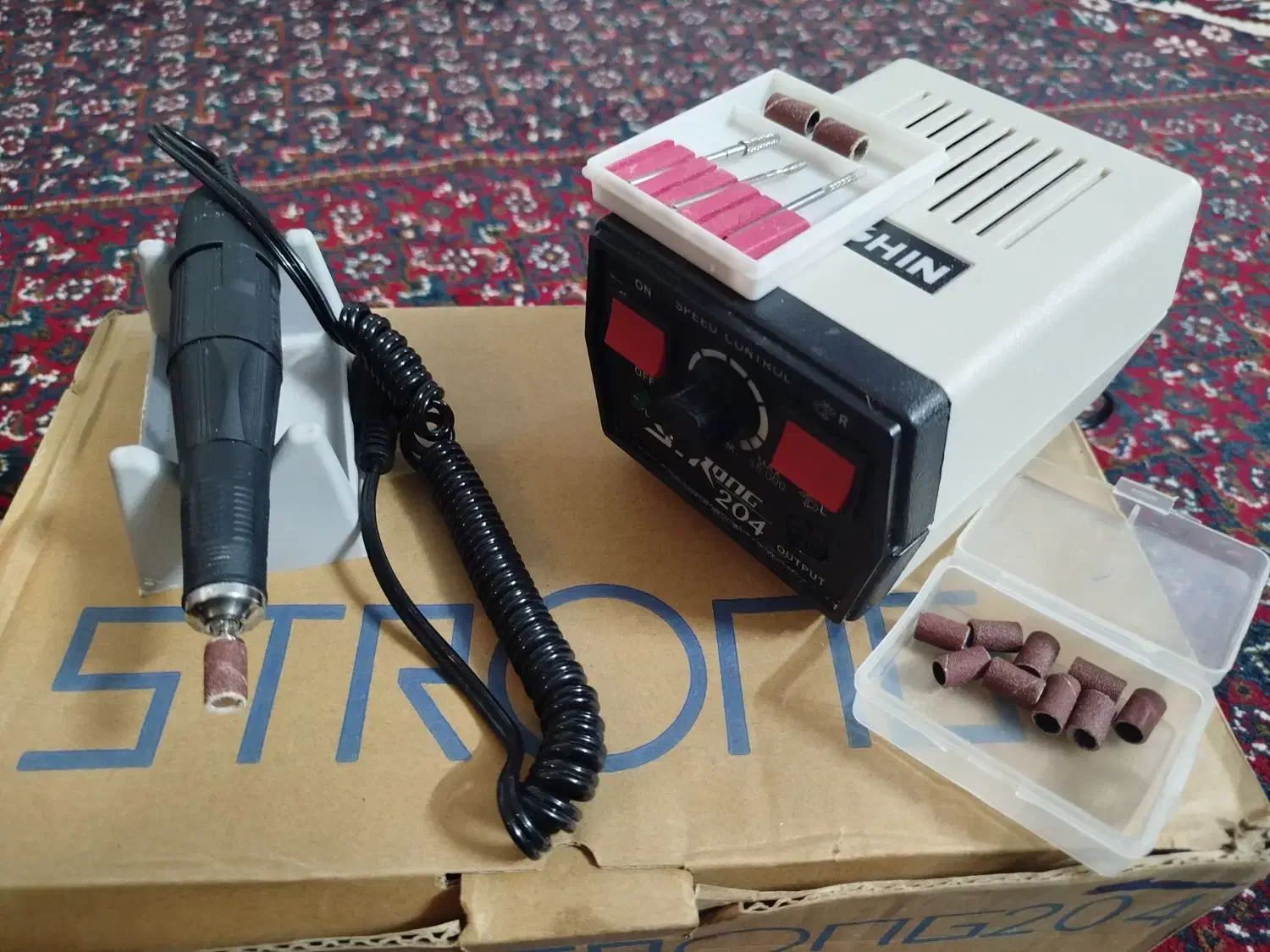 وسایل کاشت ناخن، سوهان برقی|آرایشی، بهداشتی، درمانی|بروجرد, |دیوار