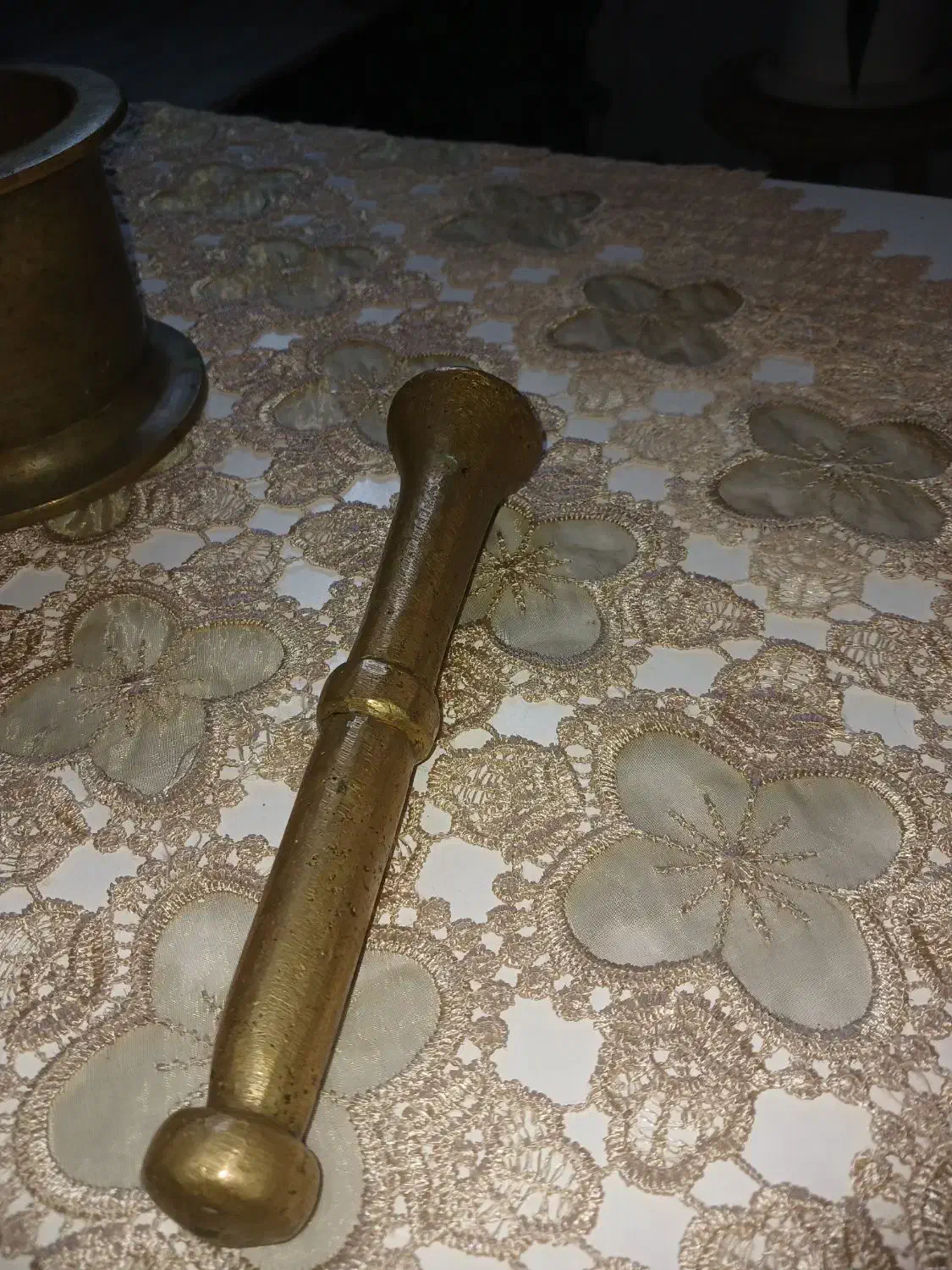 هاونگ برنجی|کلکسیون اشیاء عتیقه|رشت, باهنر|دیوار