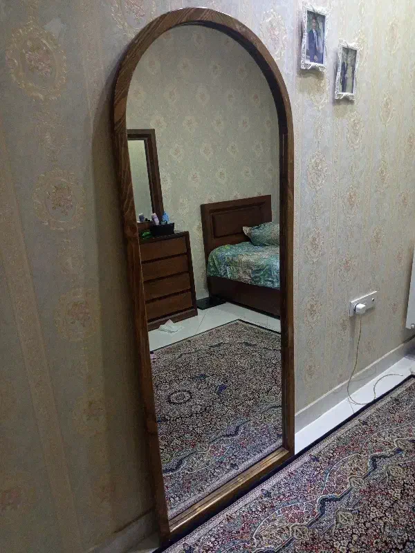 آینه قدی چوبی|آینه|تهران, بلورسازی|دیوار