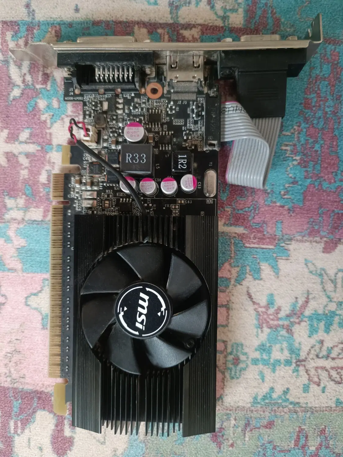 کارت گرافیک msi gt 710 2gb فن دار پلمپ|قطعات و لوازم جانبی رایانه|تهران, بلوار کشاورز|دیوار