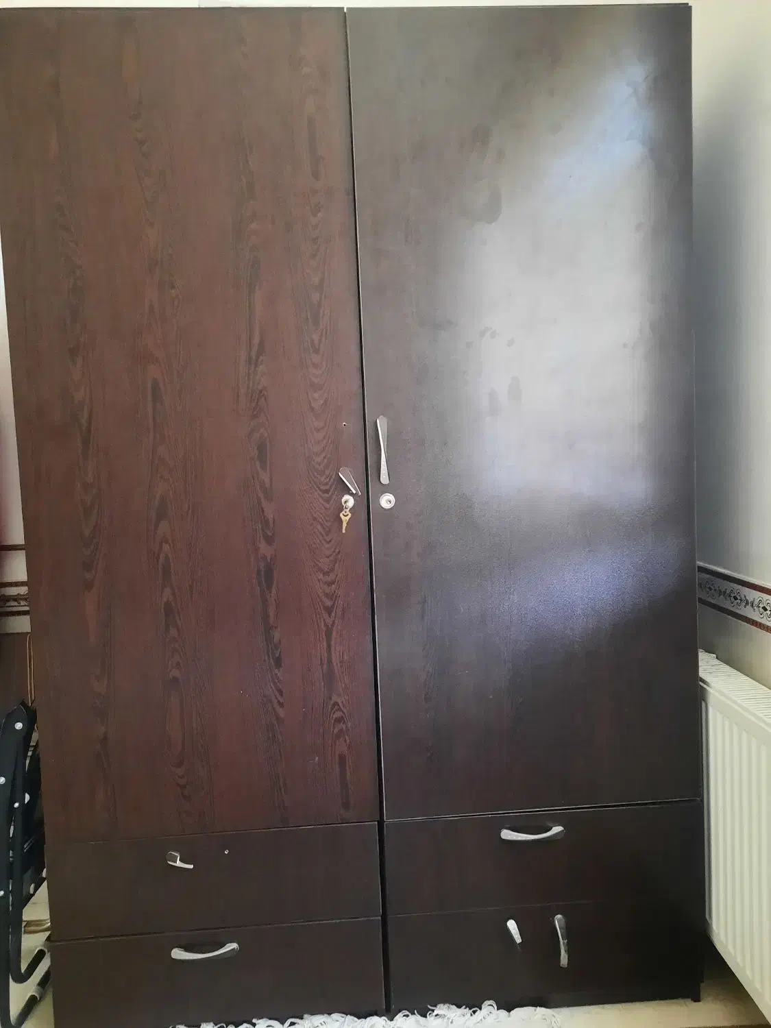 کمد ام دی اف|تخت و سرویس خواب|هشتگرد, قاسم آباد بزرگ|دیوار