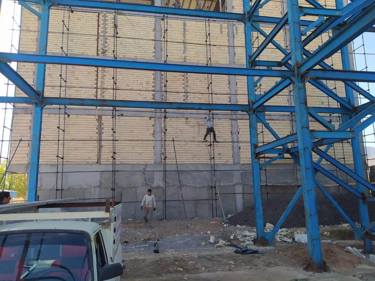 نصب داربست وچادر|خدمات پیشه و مهارت|الشتر, |دیوار