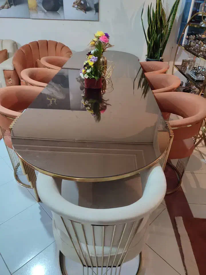 میز غذاخوری هشت نفره|میز و صندلی غذاخوری|شاهین‌شهر, شهرک گلدیس|دیوار