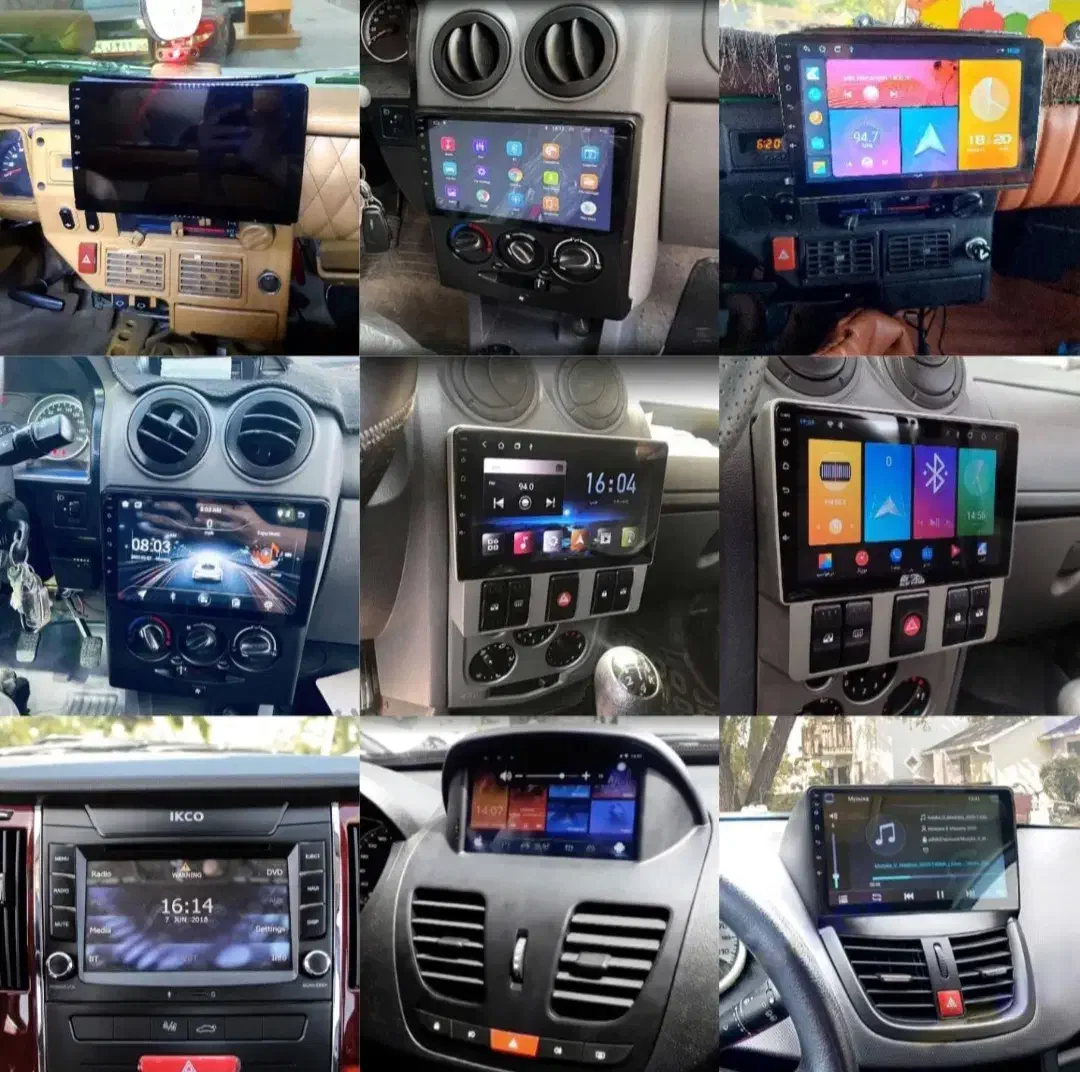 مانیتور اندروید پژو سمند 206 ساینا کوییک پارس|قطعات یدکی و لوازم جانبی|خرمآباد, |دیوار