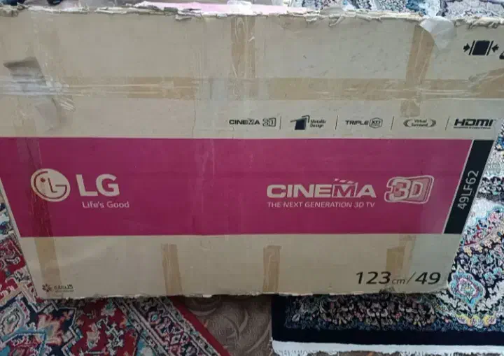 تلویزیون ال ای دی 49اینچ ال جی درحدنو|تلویزیون و پروژکتور|قم, آزادگان|دیوار