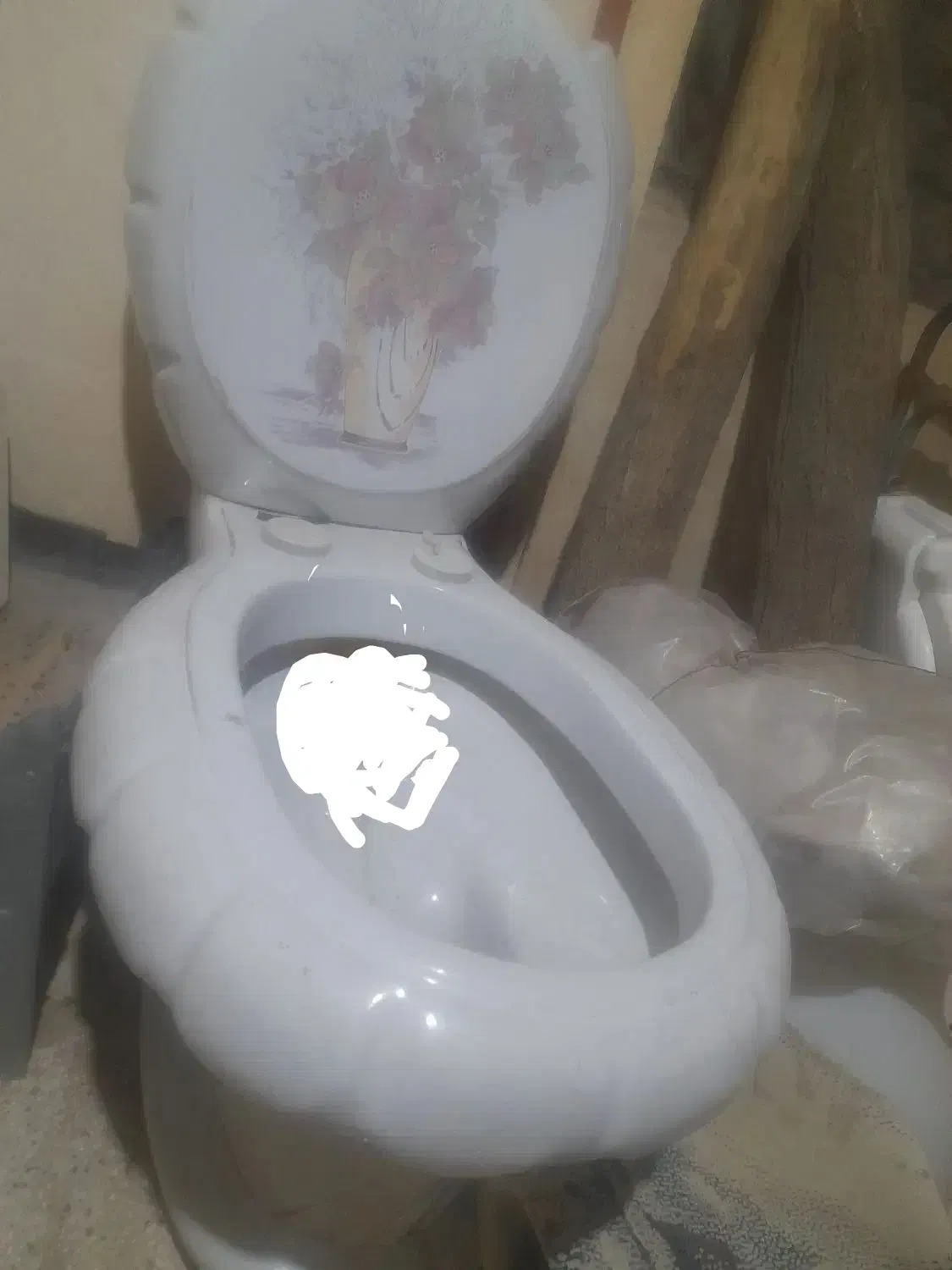 توالت فرنگی چینی و صندلی|لوازم سرویس بهداشتی|اسفراین, |دیوار