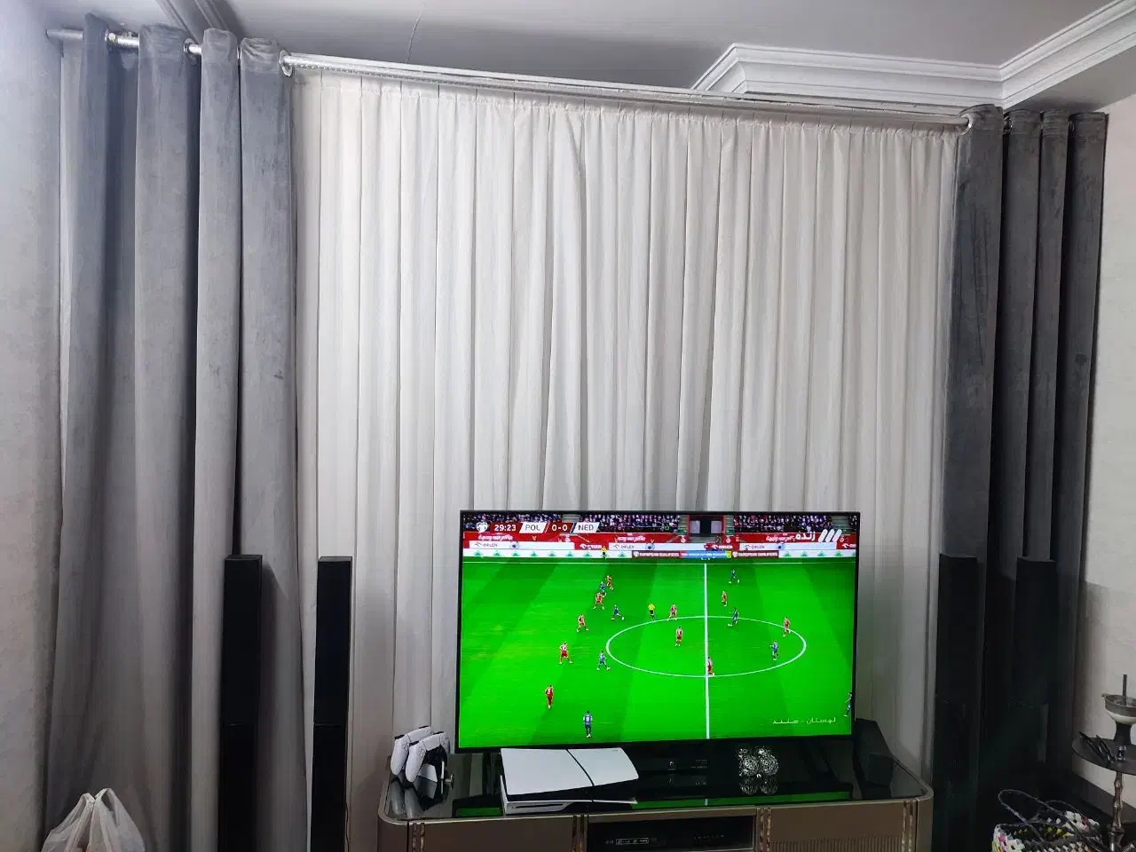 پرده پذیرایی|پرده، رانر، رومیزی|تهران, شهرک ولیعصر جنوبی|دیوار