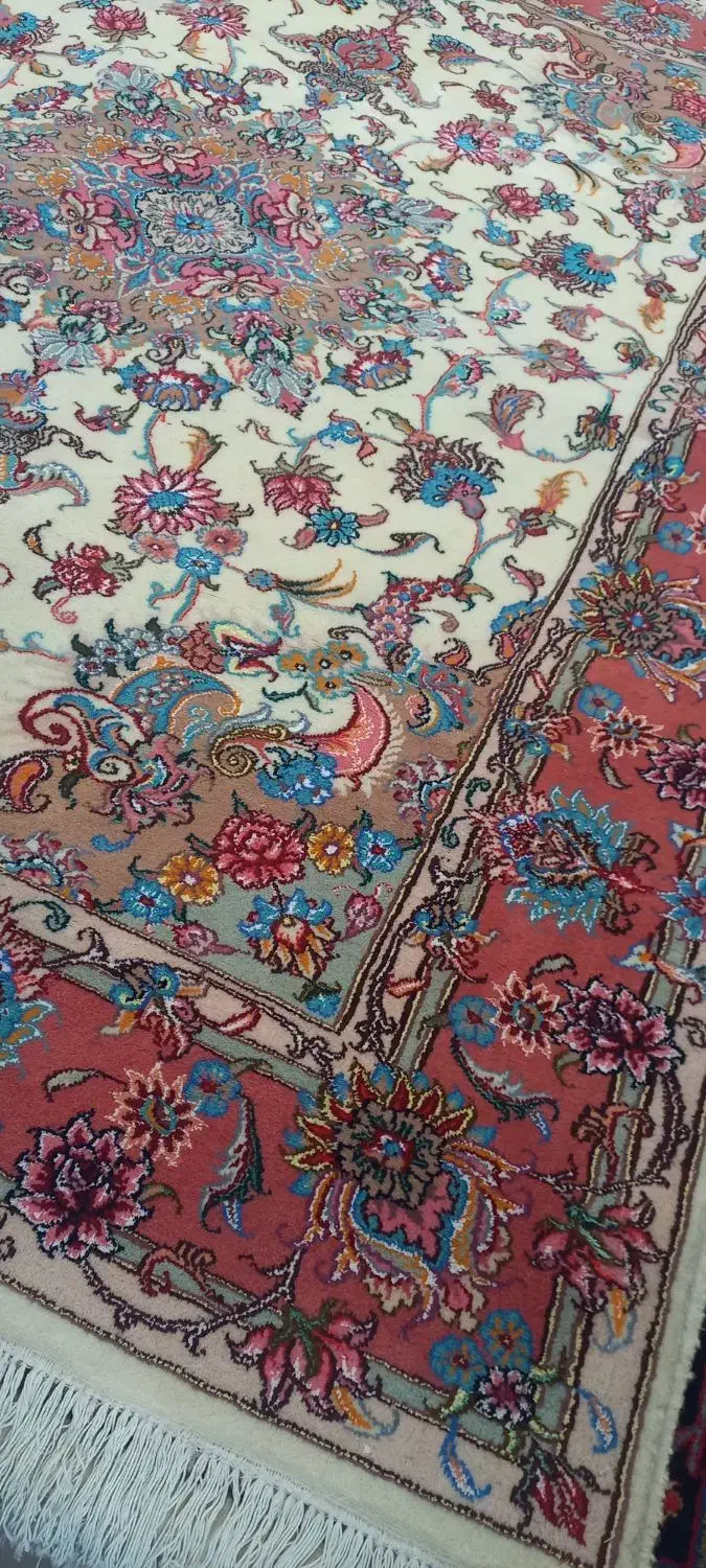 فرش دستبافت قالیچه بزرگ خطیبی ۲×۲/۵ رج ۴۰|فرش|تبریز, |دیوار