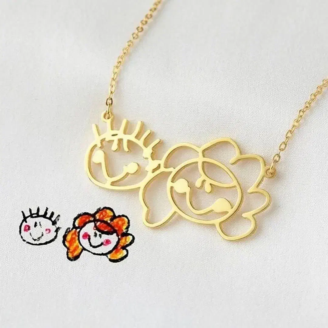 ساخت نقاشی کودکان به گردنبند واقعی و جذاب|بدلیجات|سمنان, |دیوار