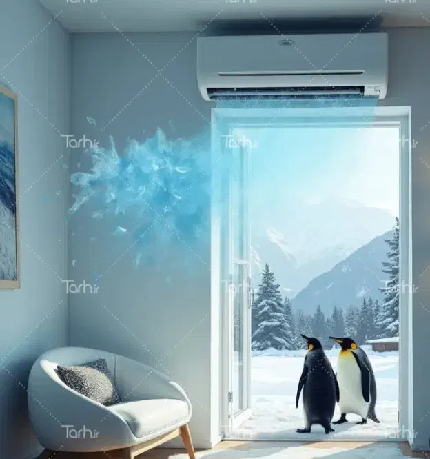 کولر گازی چیلرپرقدرت|کولر گازی و فن‌کوئل|اندیشه, اندیشه فاز ۳|دیوار