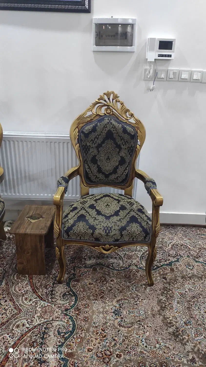 مبل نیمه سلطنتی 9 نفره|مبلمان خانگی و میز عسلی|بیرجند, |دیوار