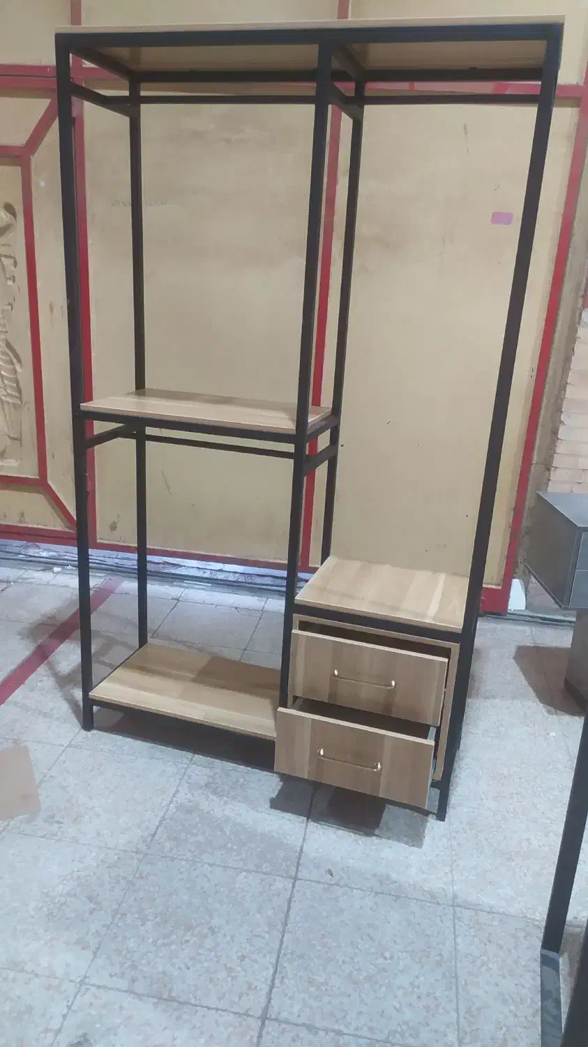 انواع رگال لباسی|کتابخانه، شلف، قفسه‌های دیواری|شیراز, جرسقان|دیوار