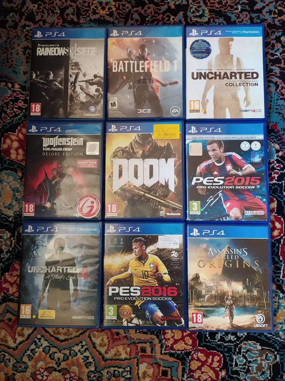 پک بازی پلی استیشن|کنسول، بازی ویدئویی و آنلاین|زنجان, |دیوار