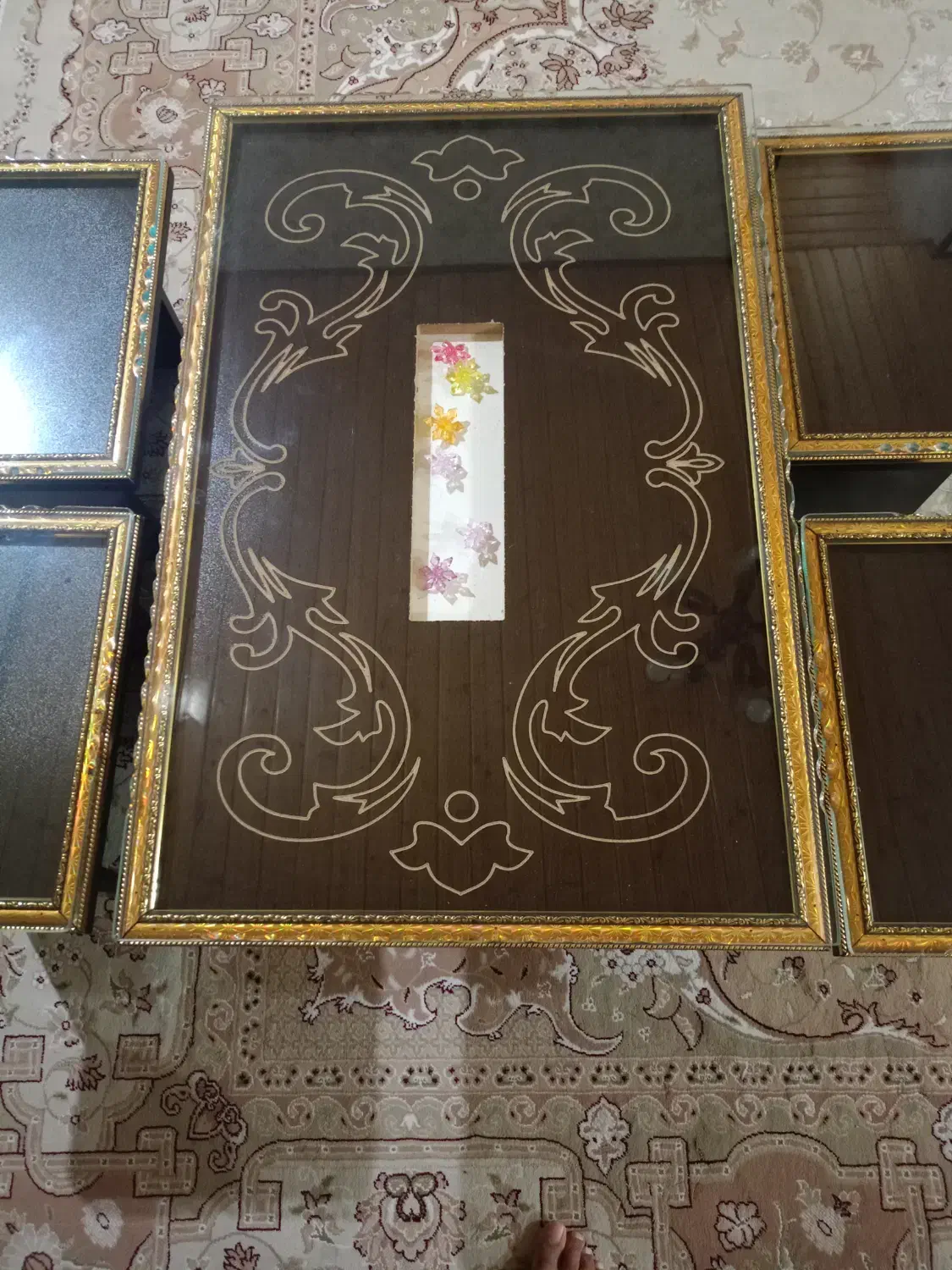 میز جلو مبلی به همراه عسلی|مبلمان خانگی و میز عسلی|کلاردشت, |دیوار