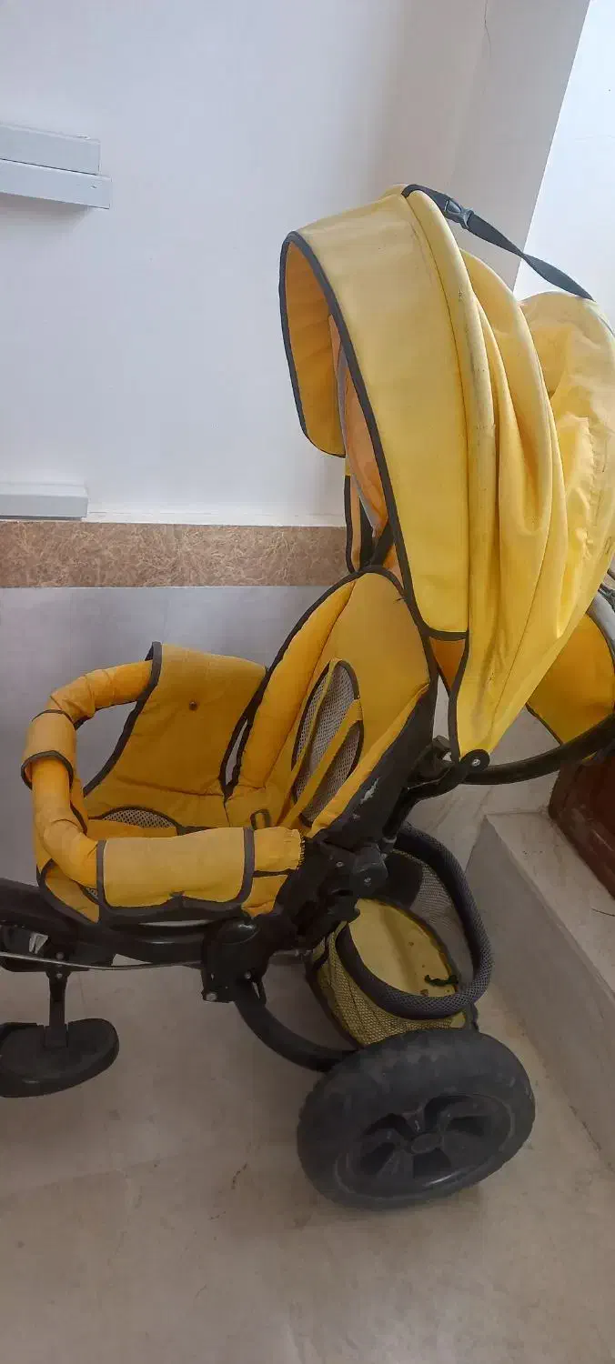 سه چرخه و گهواره کودک با تشک|کالسکه و لوازم جانبی|خسروشاه, |دیوار