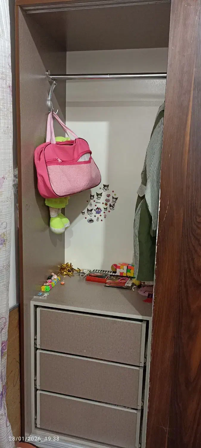 کمد لباس|جاکفشی، کمد، دراور|گلستان (تهران), |دیوار