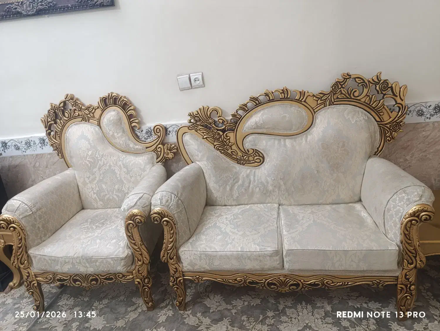 مبل|مبلمان خانگی و میز عسلی|قرچک, قشلاق جیتو|دیوار