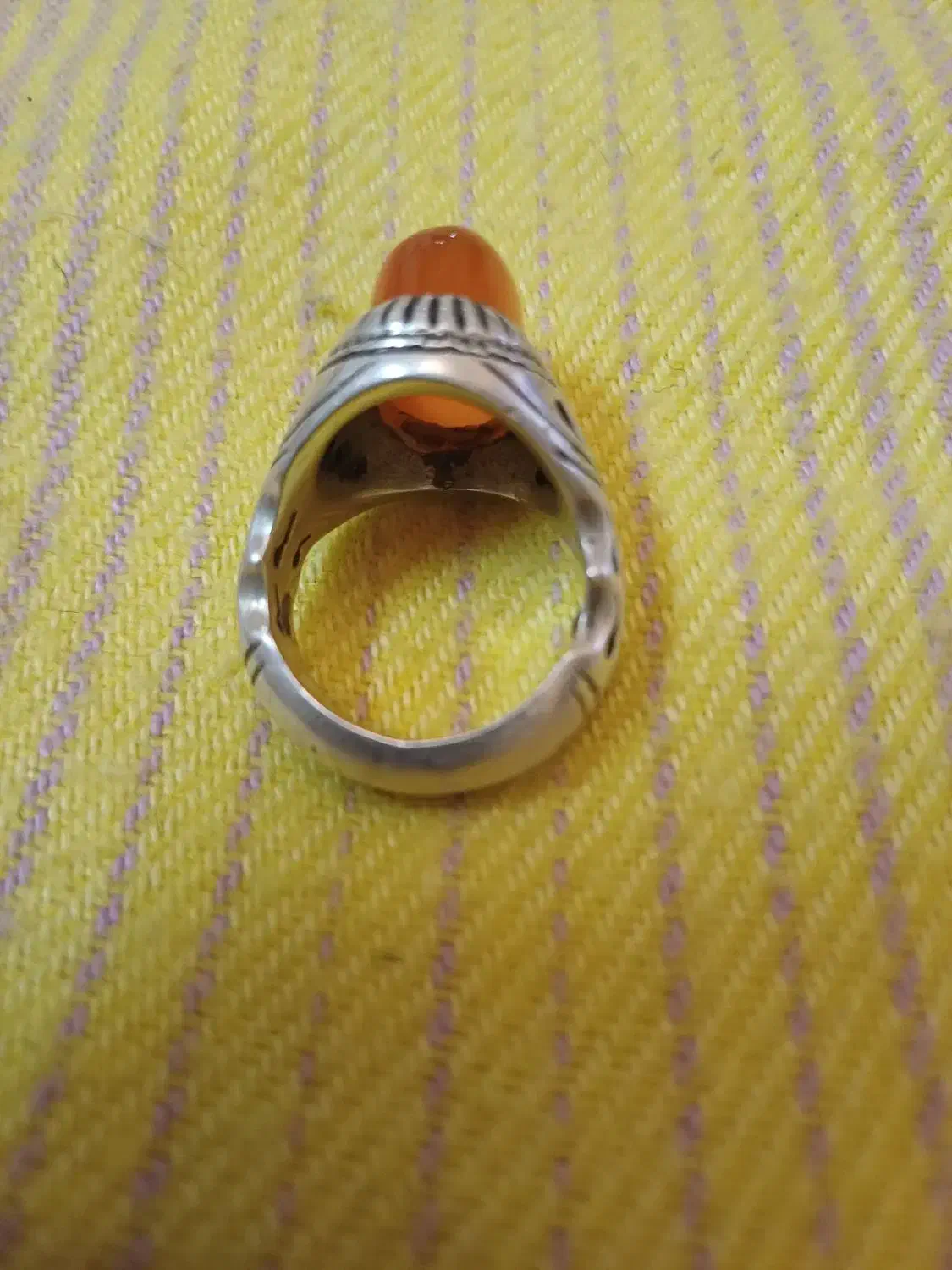 انگشتر عقیق پرتقالی|بدلیجات|تهران, دولاب|دیوار