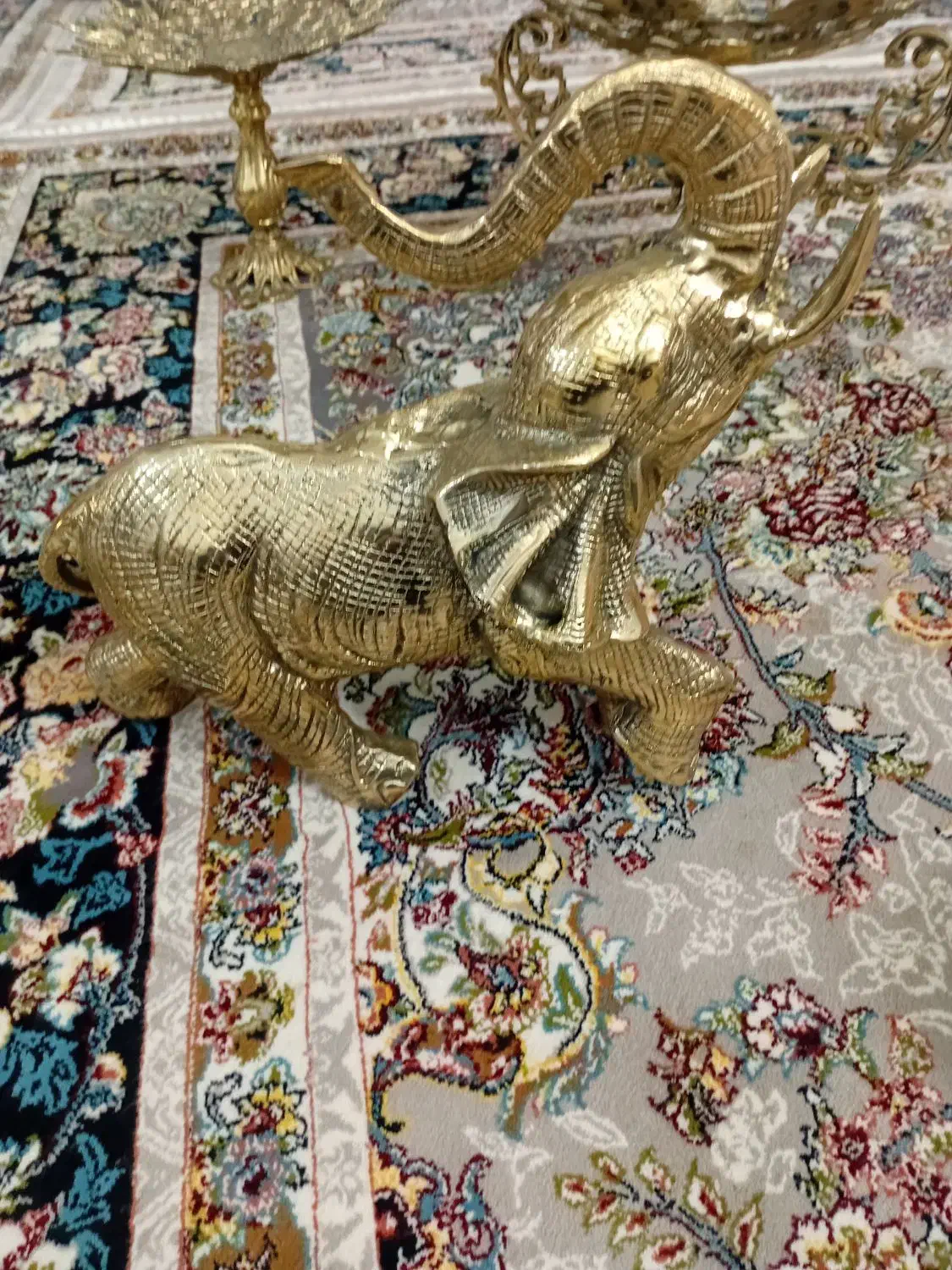 شیر برنجی و ببر فیل  برنجی|مجسمه، تندیس، ماکت|اسلام‌شهر, شاطره|دیوار