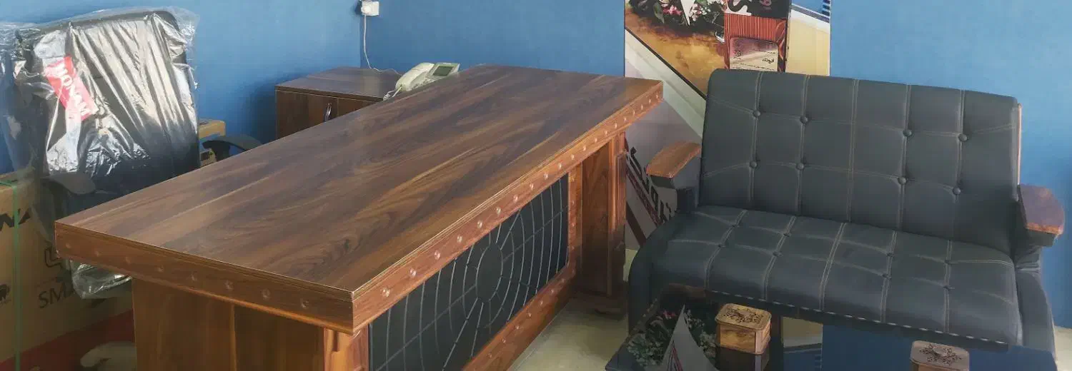 میز اداری با مبل خلبانی|مبلمان اداری|کاشان, باغ ماجد|دیوار