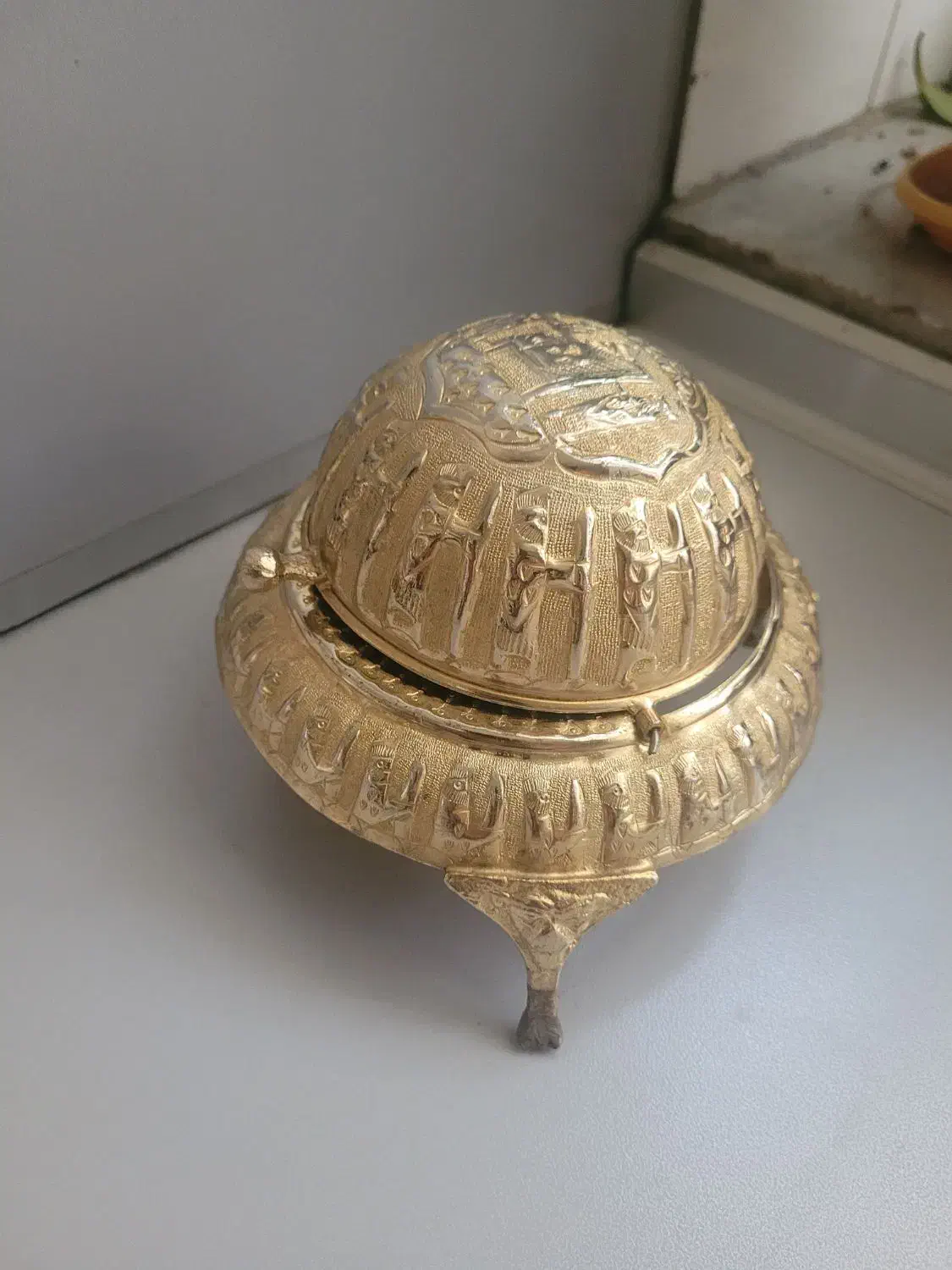 خاویار خوری برنجی|کلکسیون اشیاء عتیقه|تهران, سید خندان (جلفا)|دیوار